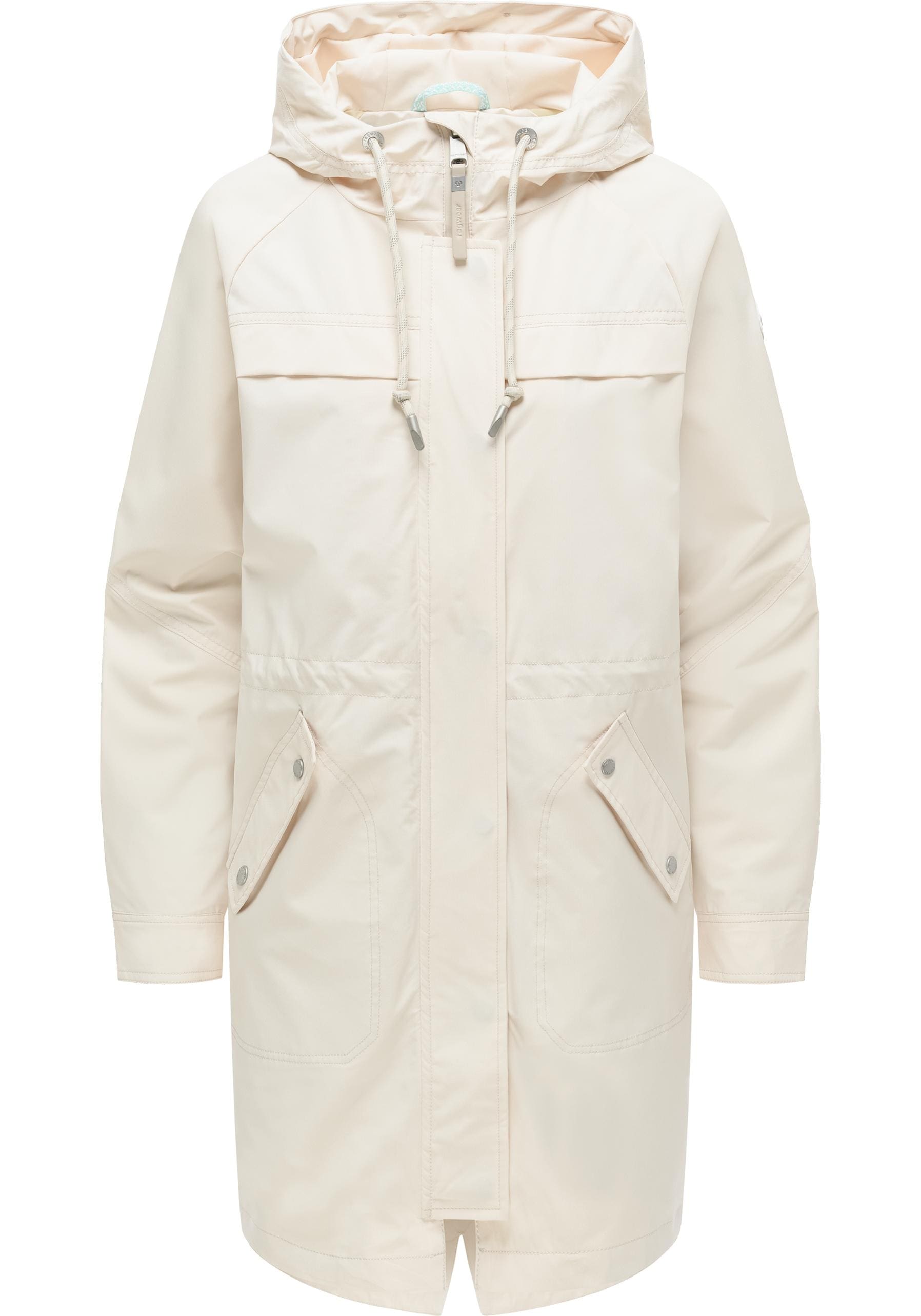 Ragwear Regenmantel "Ximenna" wasserdichter und atmungsaktiver Damen Übergangsparka