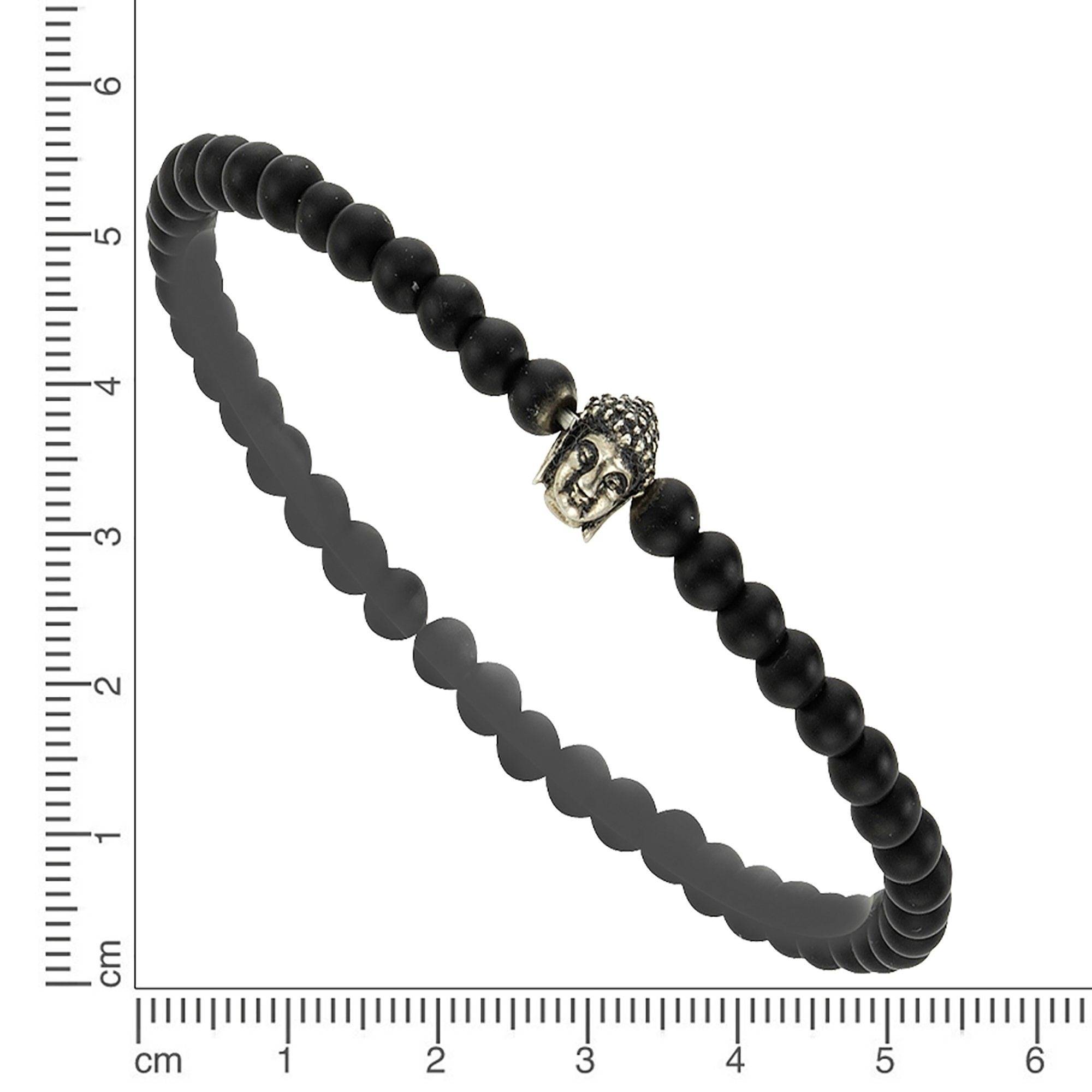 Zeeme Armband »925/- Sterling Silber Achat schwarz«