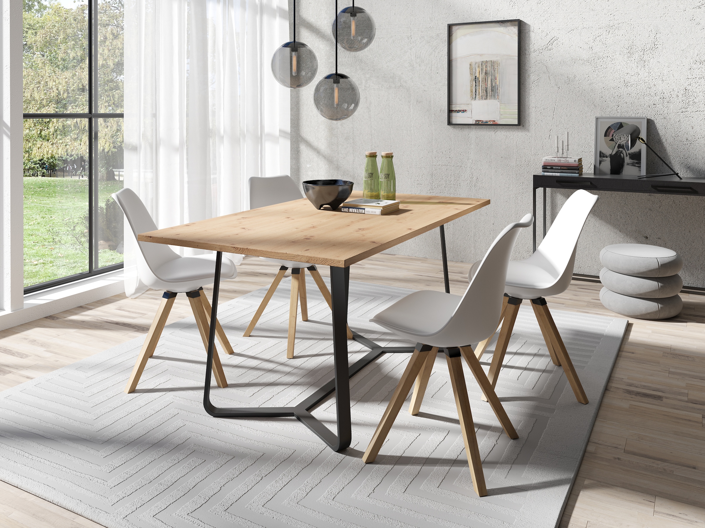 byLIVING Esstisch "Talea" 1 Stk. tlg. modernes Design, 140cm und 160cm, Art günstig online kaufen