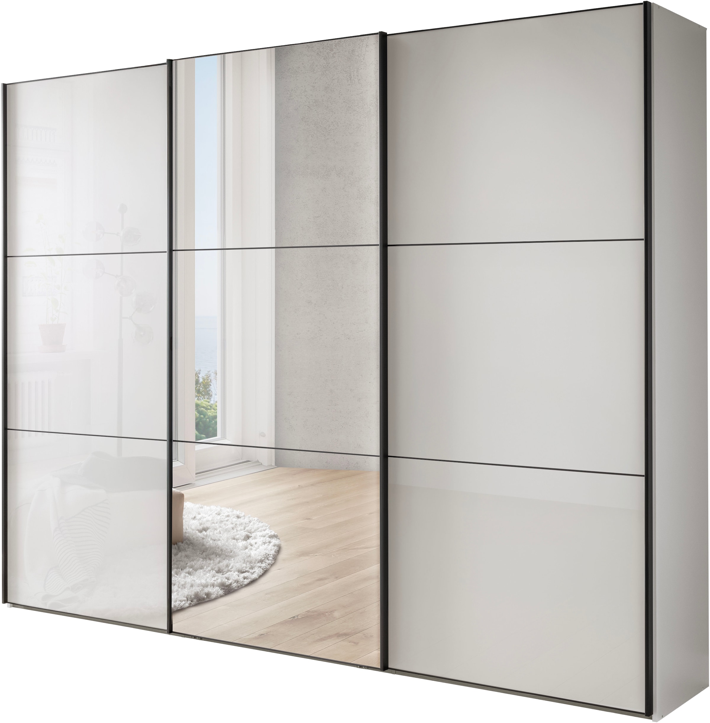 WIEMANN Schwebetürenschrank "Phoenix, Made in Germany, modernes Design, Hig günstig online kaufen