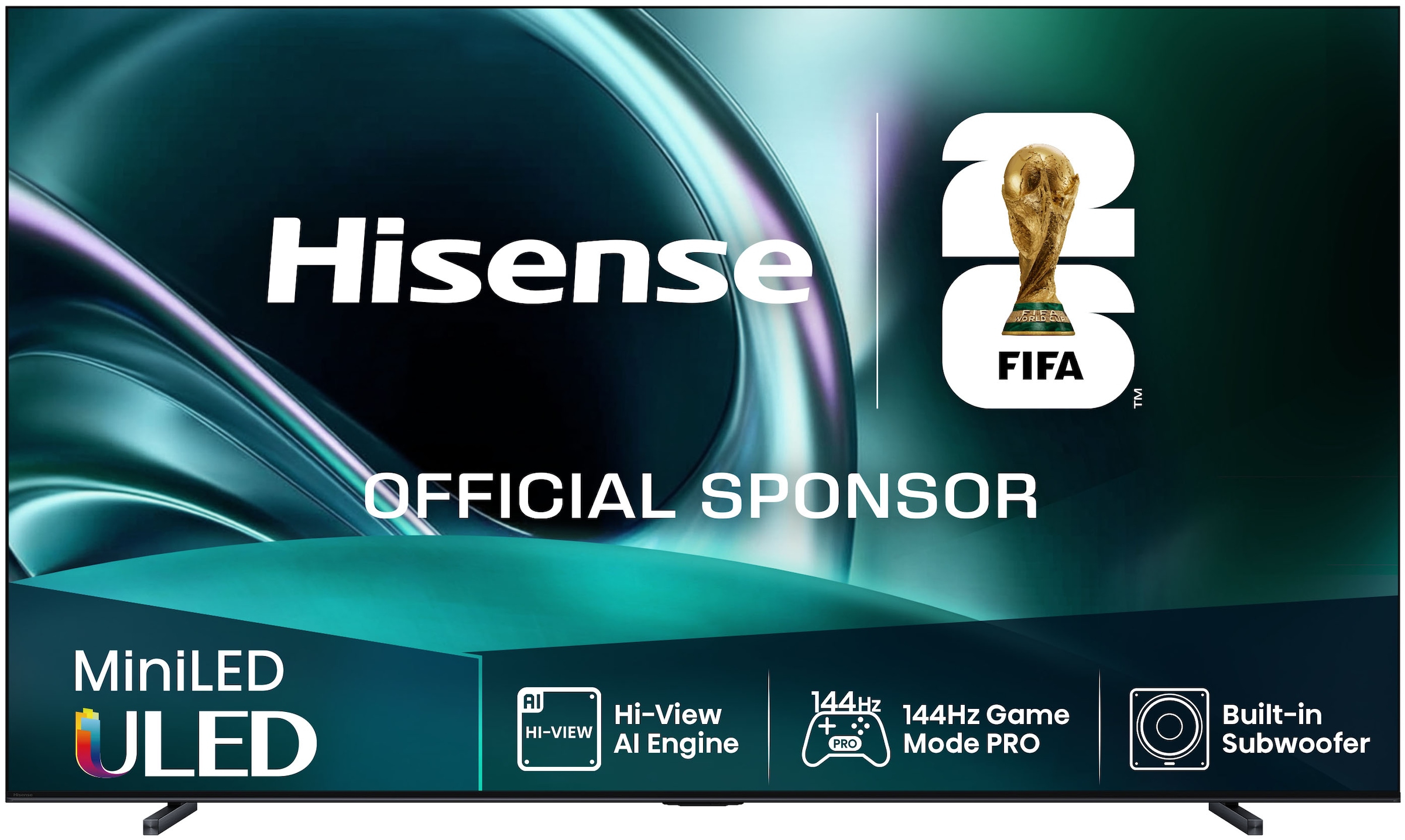 HISENSE QLED Mini LED-Fernseher "85U7Q", Energieeffizienz: D (A-G), transparent (schwarz), 85 ″, Fernseher, 4K UHD Mini LED