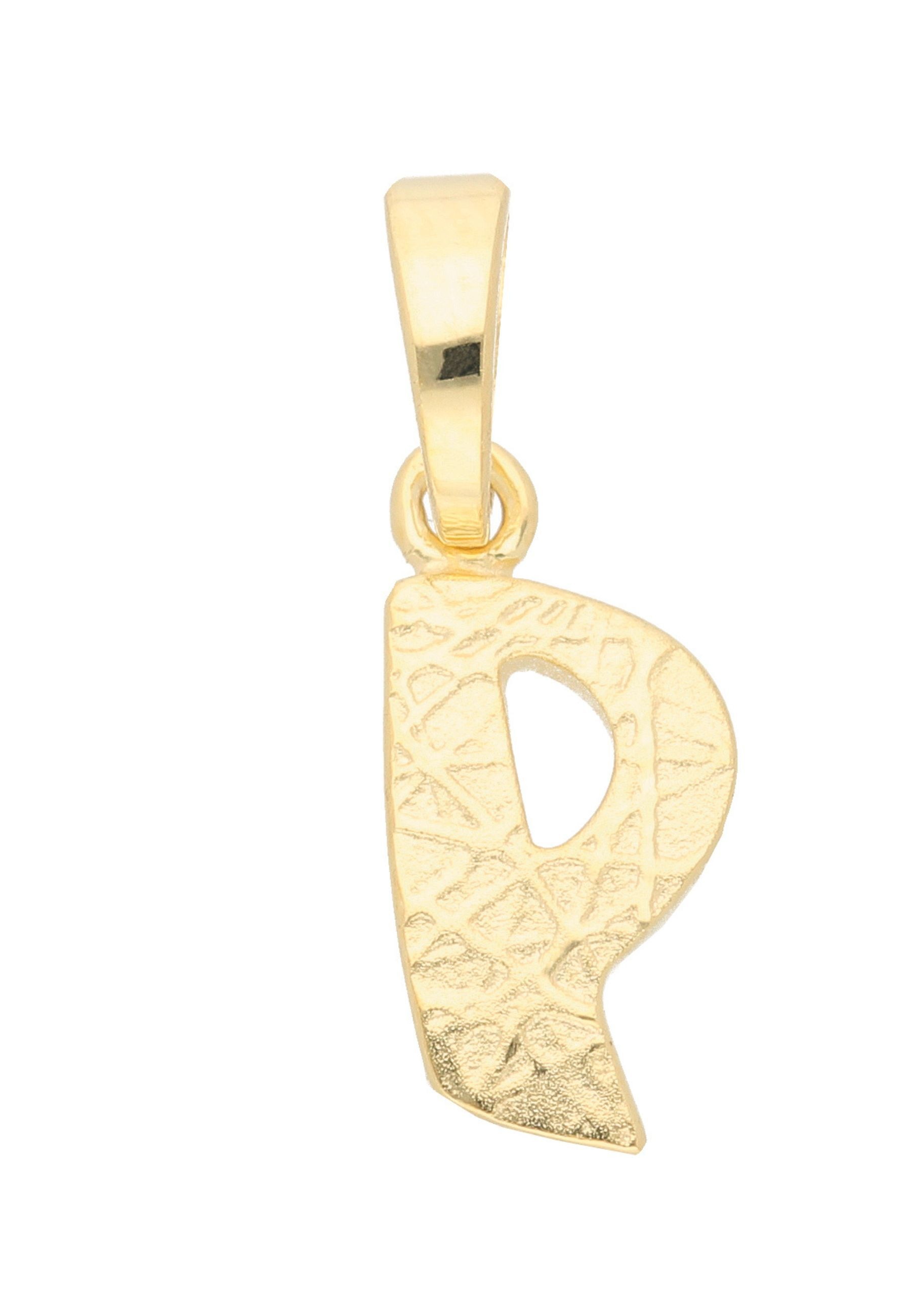 Adelia´s Buchstabenanhänger »Damen & Herren 333 Gold Buchstabenanhänger P«, für Damen & Herren