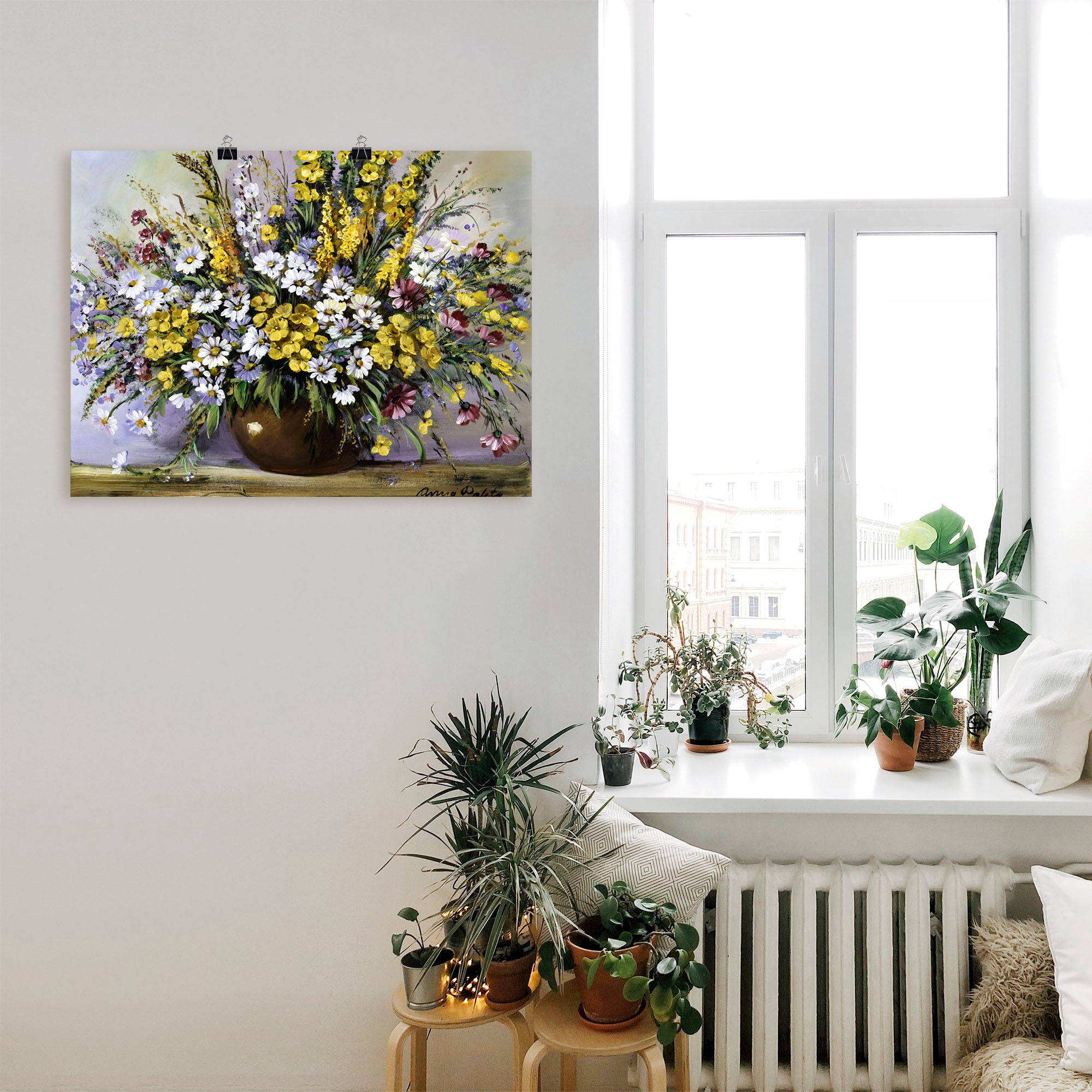 Artland Wandbild "Herrlichkeit von Gänseblümchen", Blumen, (1 St.), als Lei günstig online kaufen