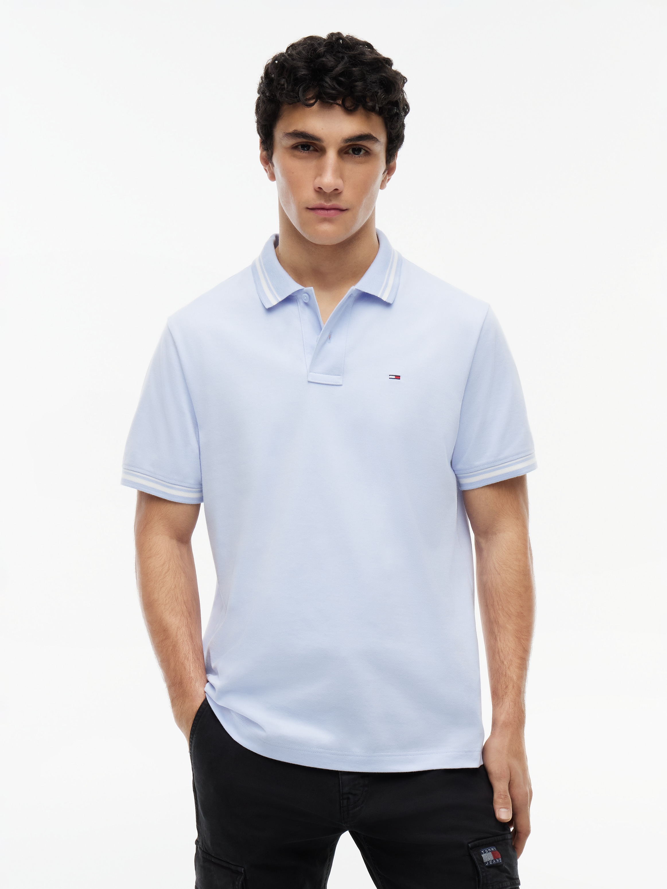 Tommy Jeans Poloshirt "TJM REGULAR TIPPED" Regular fit mit Polokragen