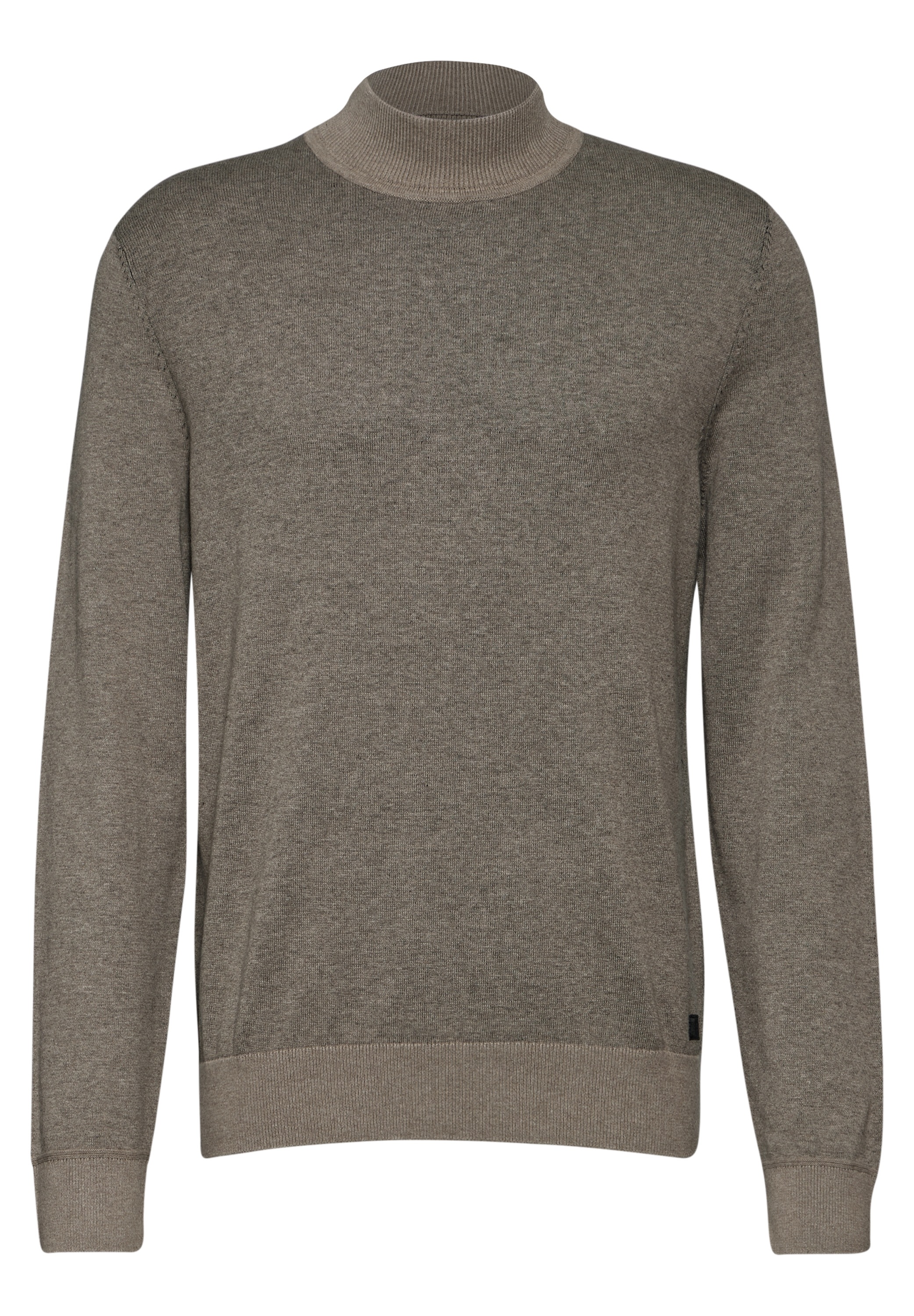 STREET ONE MEN Rollkragenpullover, in Melange Optik