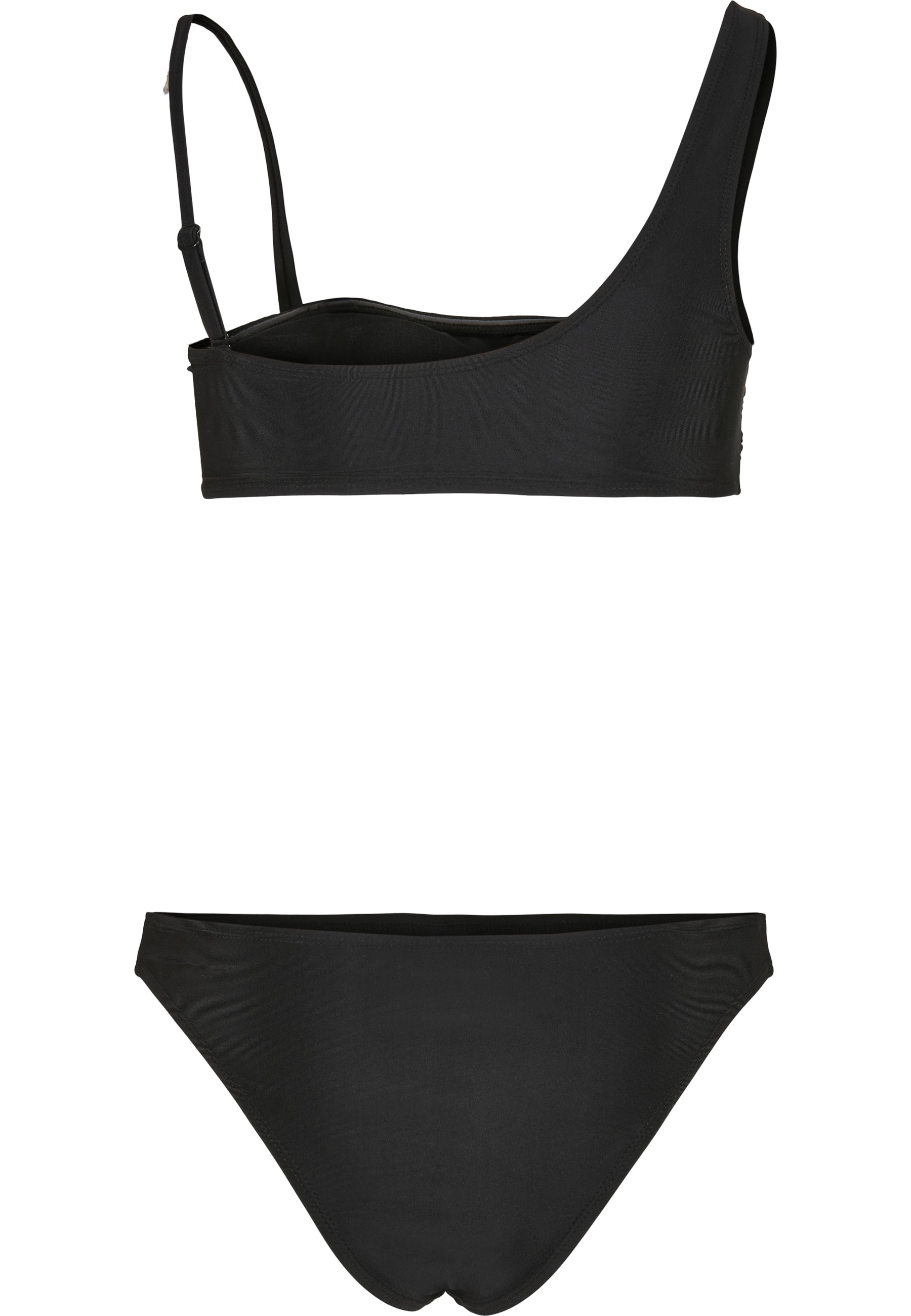 URBAN CLASSICS Bügel-Tankini »Urban Classics Damen Ladies Recycled Asymmetric Tank Top Bikini«