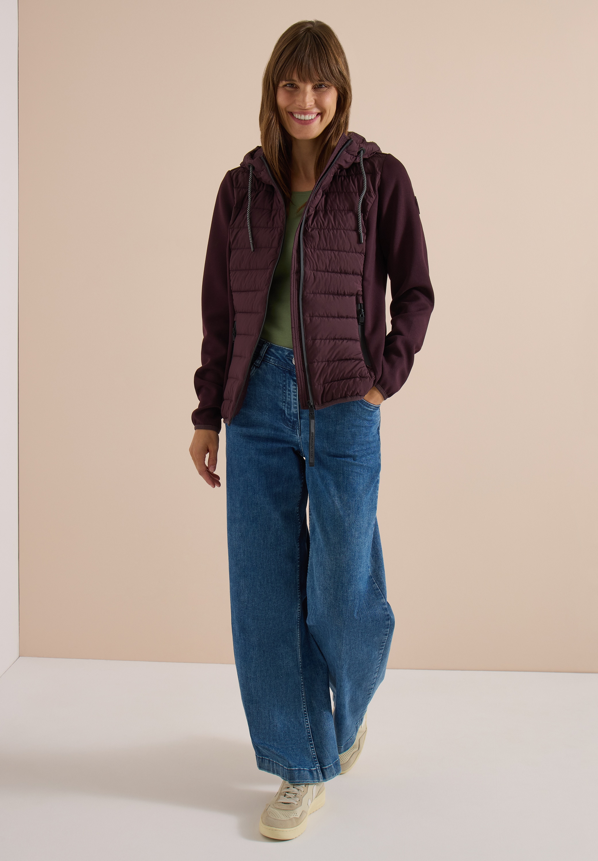Cecil Outdoorjacke mit Kapuze mit Kapuze mit Tunnelzugband