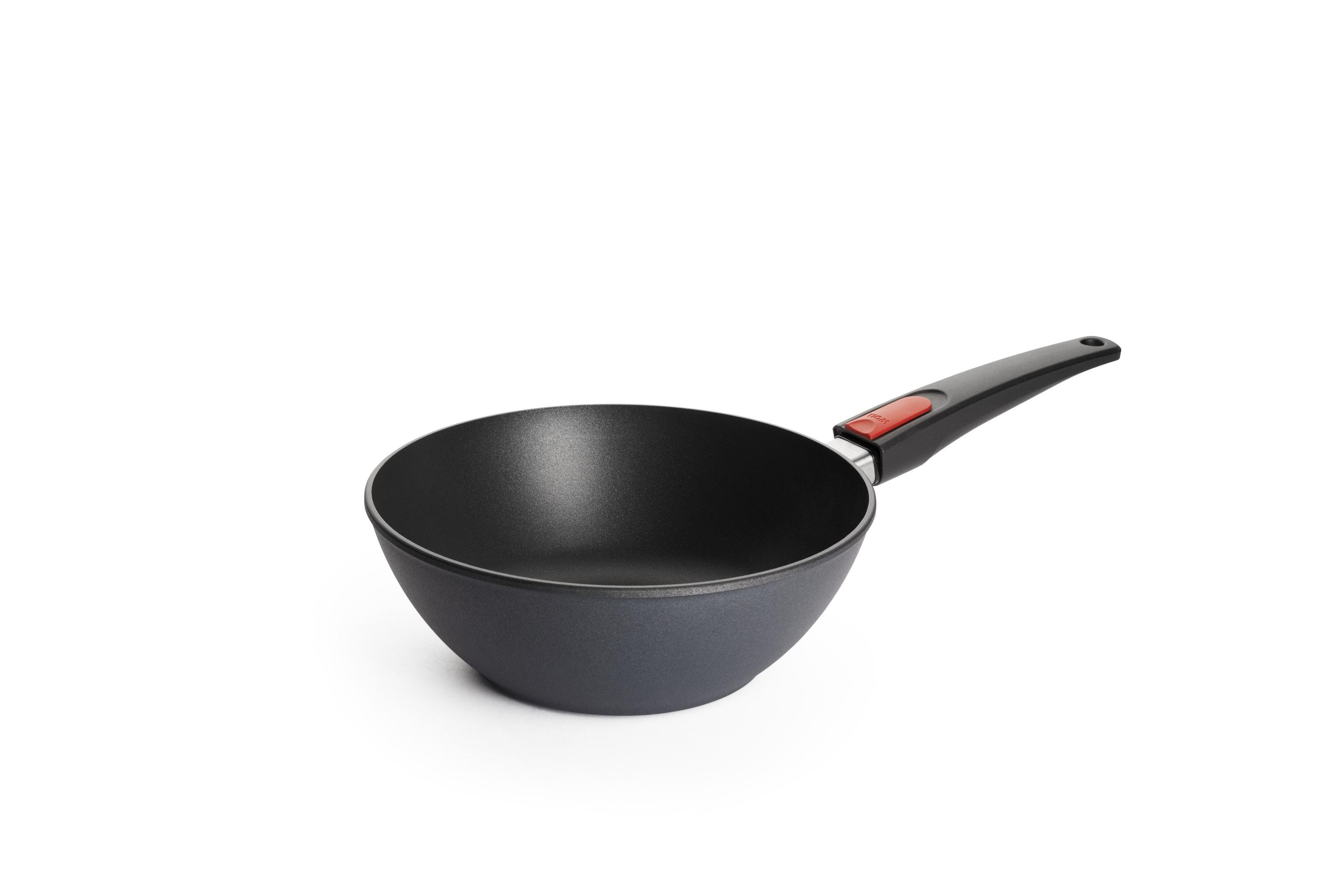 WOLL Wok "MADE IN GERMANY - Diamond Lite" Aluminiumguss abnehmbarer Griff, Induktion