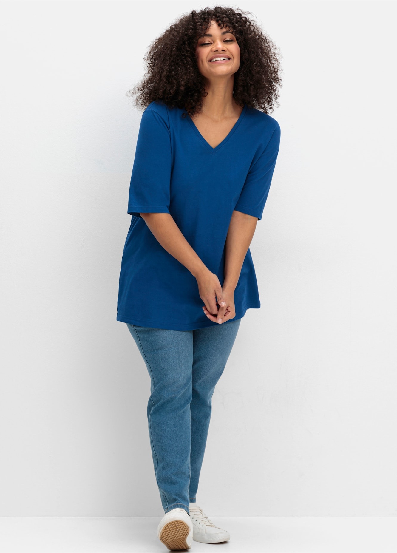 Sheego T-Shirt "T-Shirt" 1 Stk. tlg. günstig online kaufen