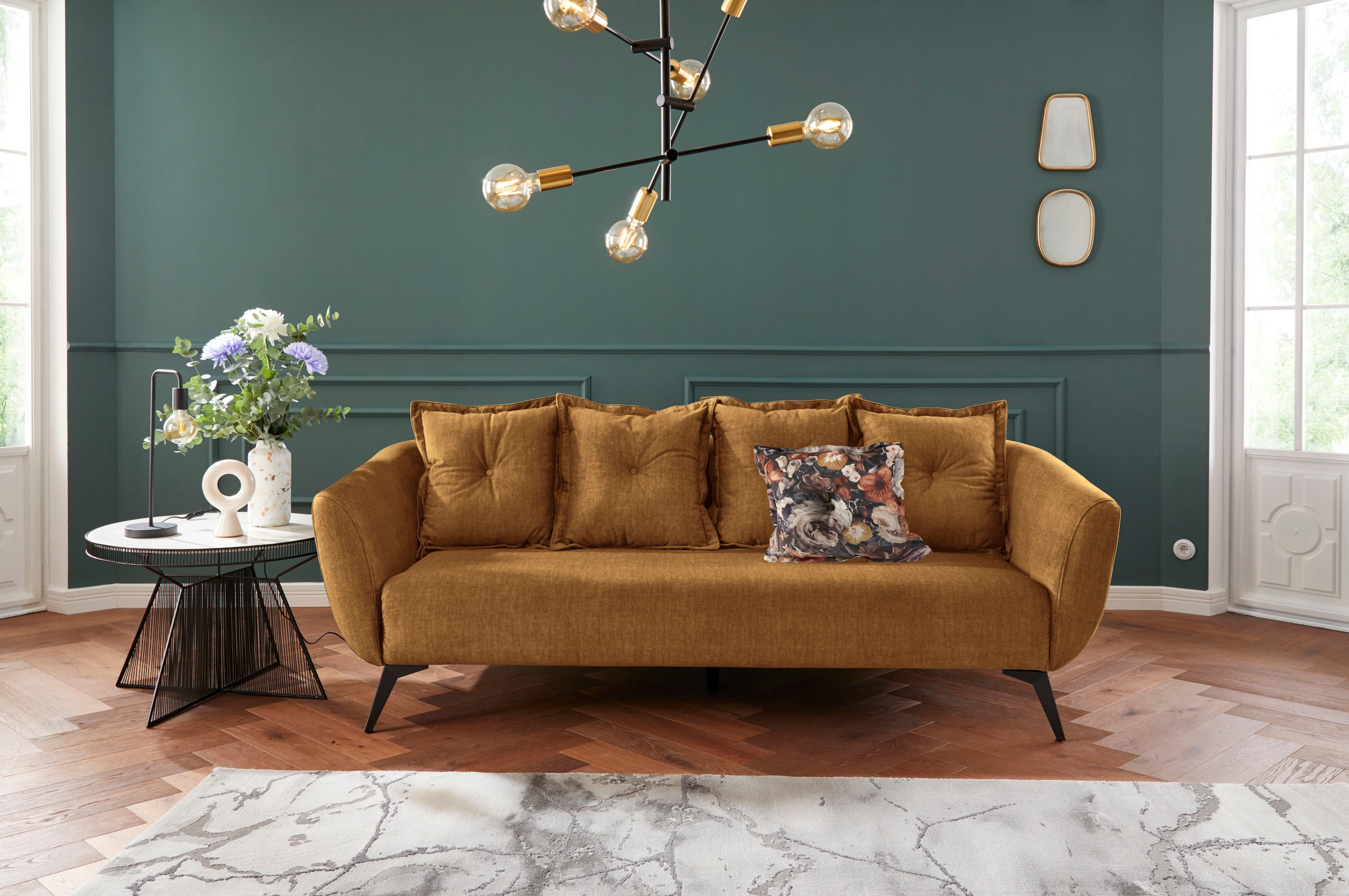 Home affaire 3-Sitzer "Baggio" Zierkissen inklusive günstig online kaufen