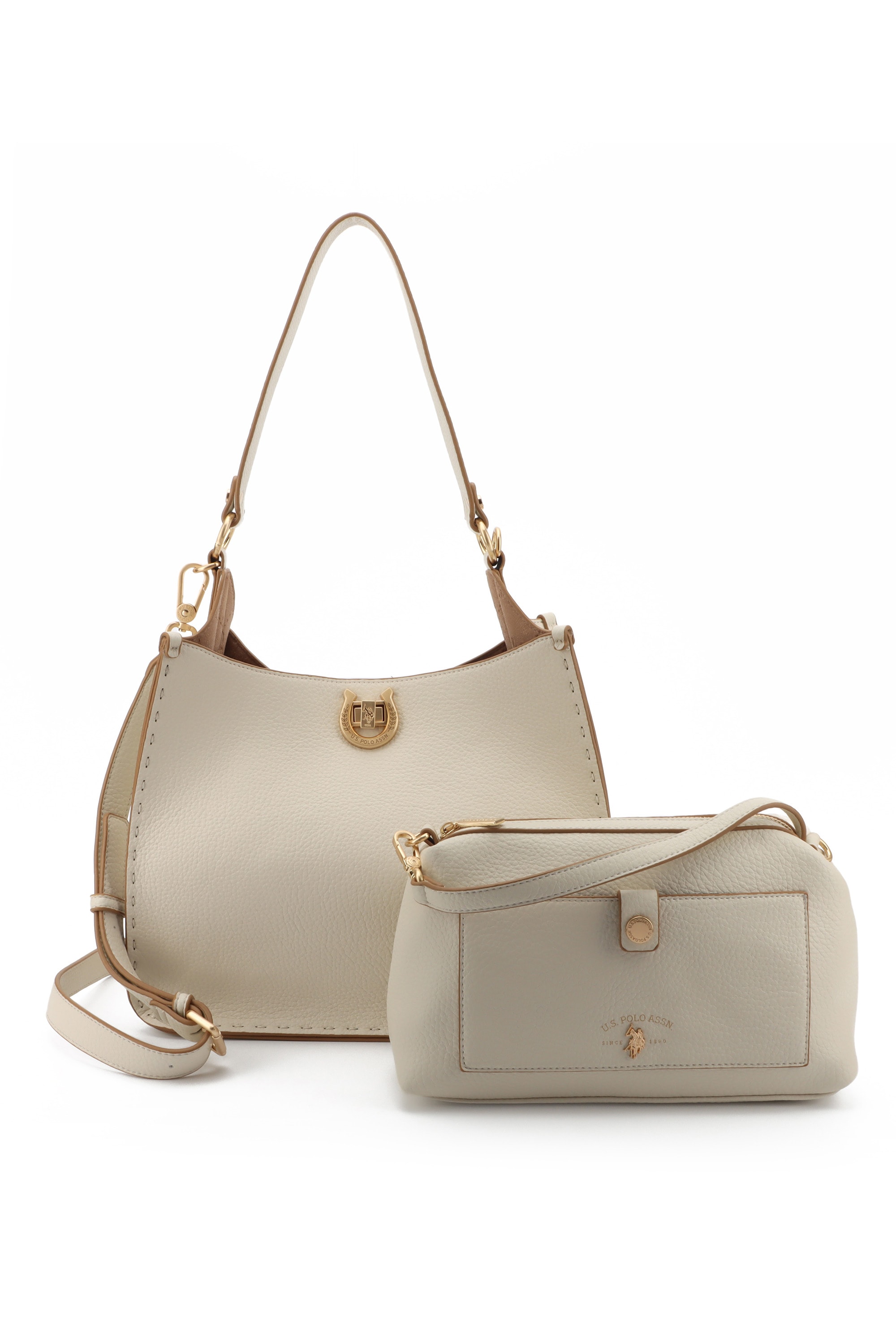 U.S. Polo Assn. Schultertasche "MIDDLETON HOBO BAG WITH EXTRA BAG. Damen" S günstig online kaufen