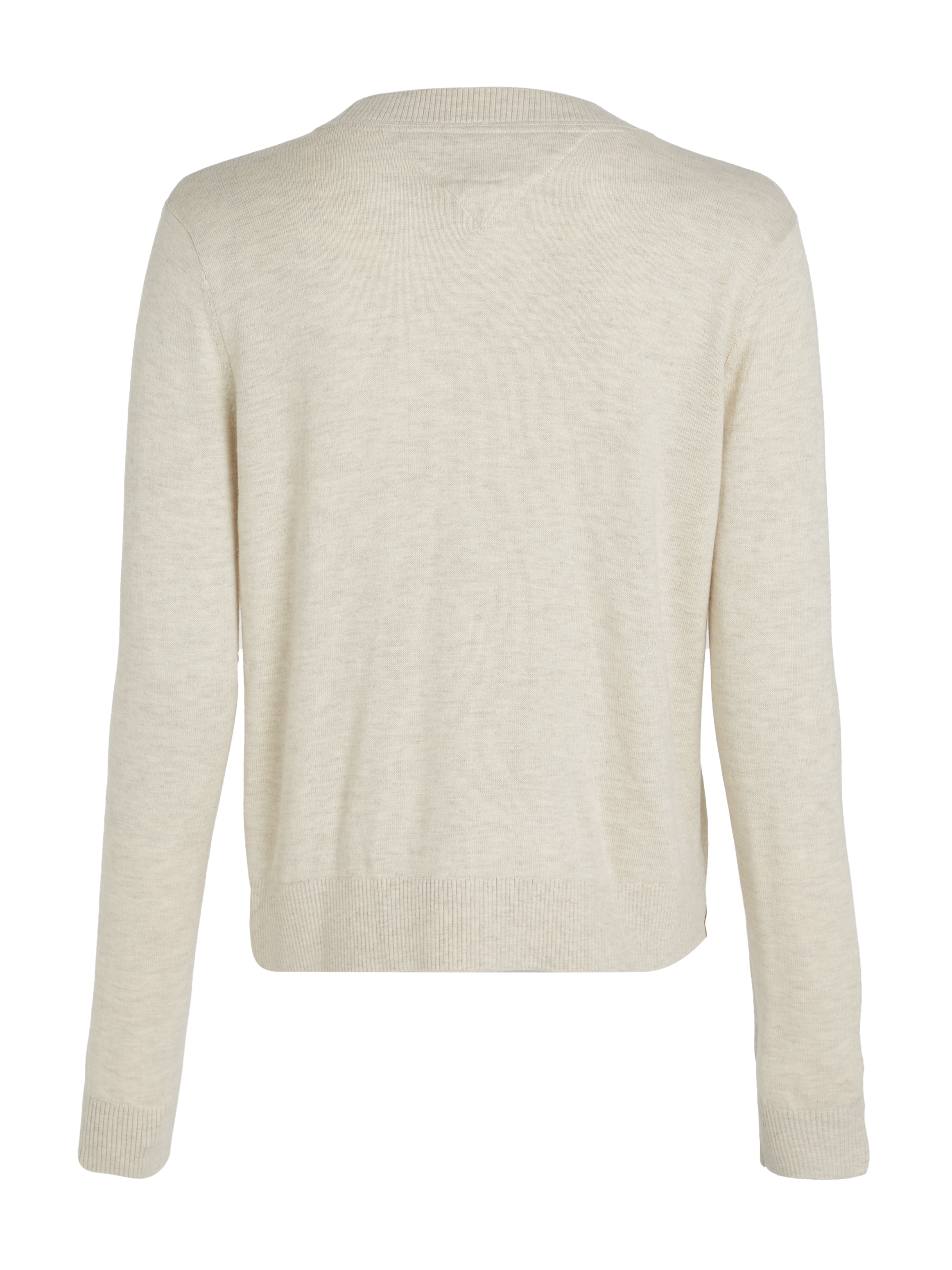 Tommy Jeans Strickpullover »TJW ESSENTIAL VNECK SWEATER EXT«, mit Logostickerei