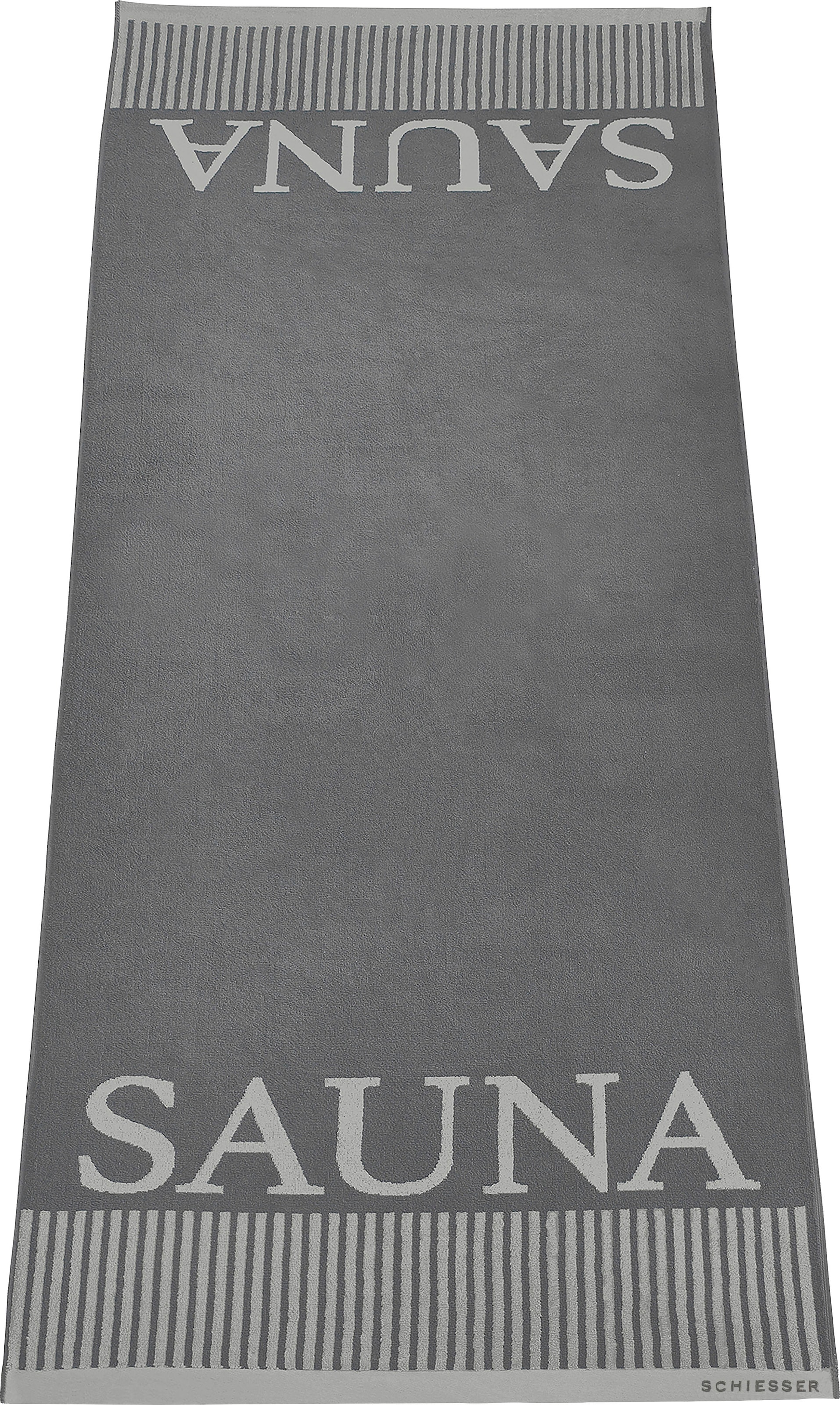 (1 bestellen »Rom«, BAUR Sauna-Aufschrift Saunatuch Schiesser | St.),
