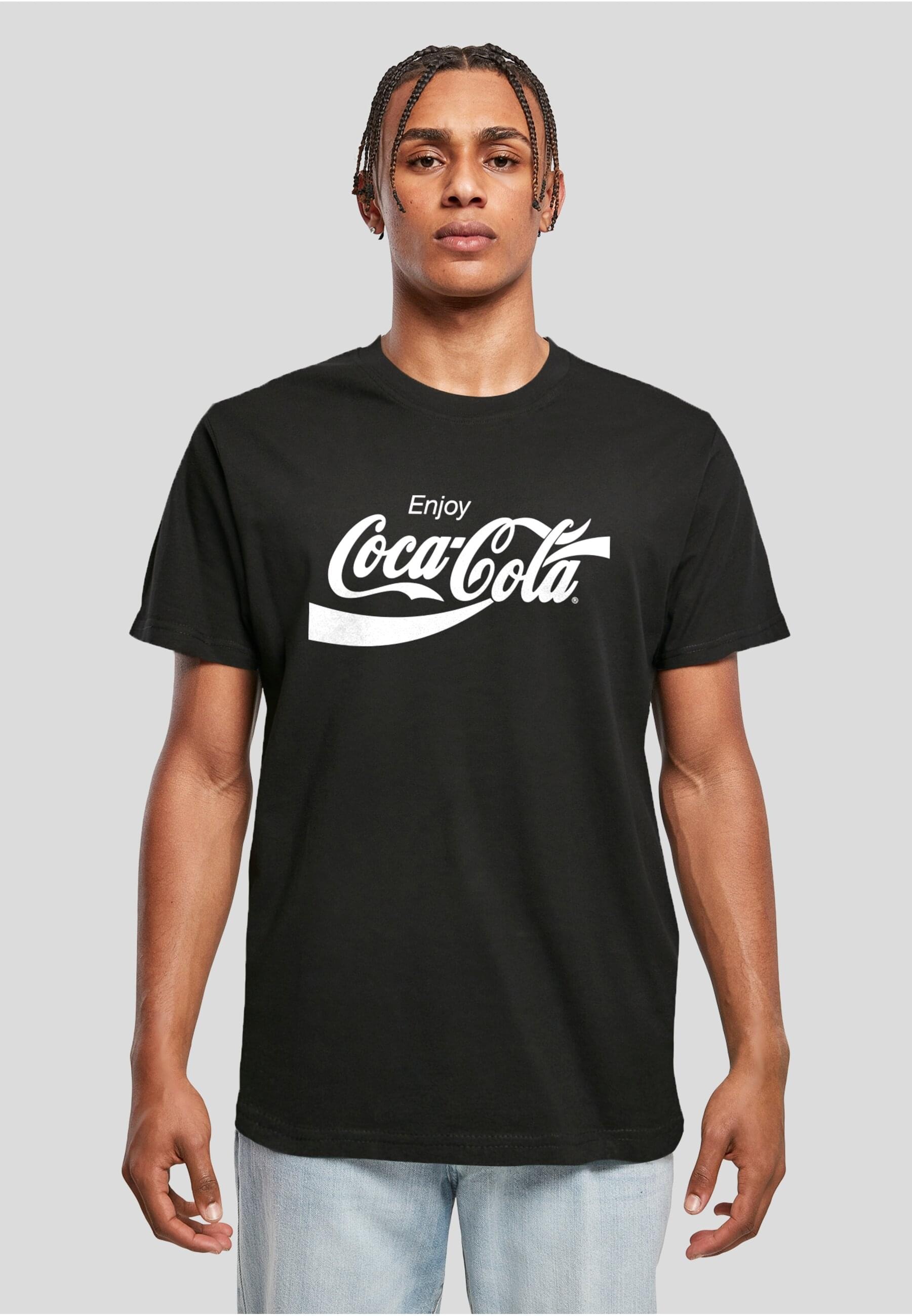 Thumbnail - Merchcode T-Shirt "Merchcode Herren Coca Cola Logo Tee" 1 Stk.