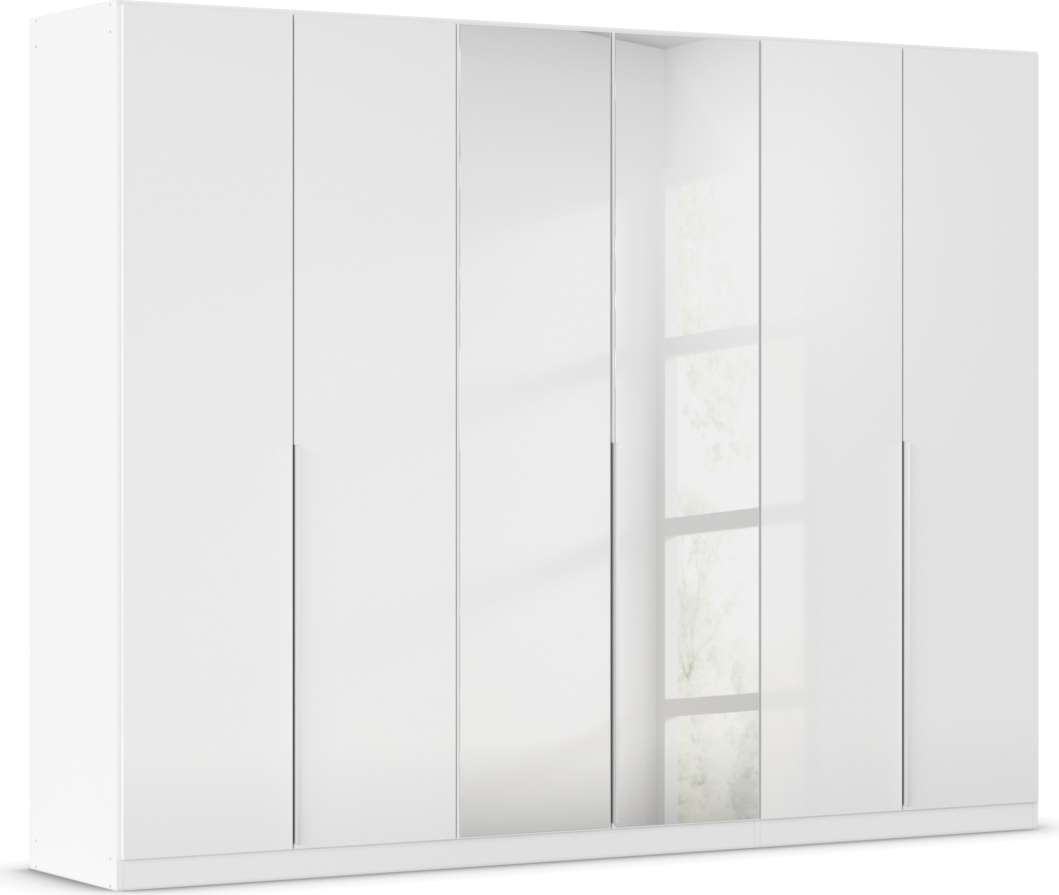 OTTO home Drehtürenschrank "Kleiderschrank Schrank Garderobe AGORDO mit Dekor- oder Hochglanzfront" in zwei Griff-Farben, Breiten 91-405 cm, durchdachte Innenausstattung, in 8 Breiten und 2 Höhen MADE IN GERMANY