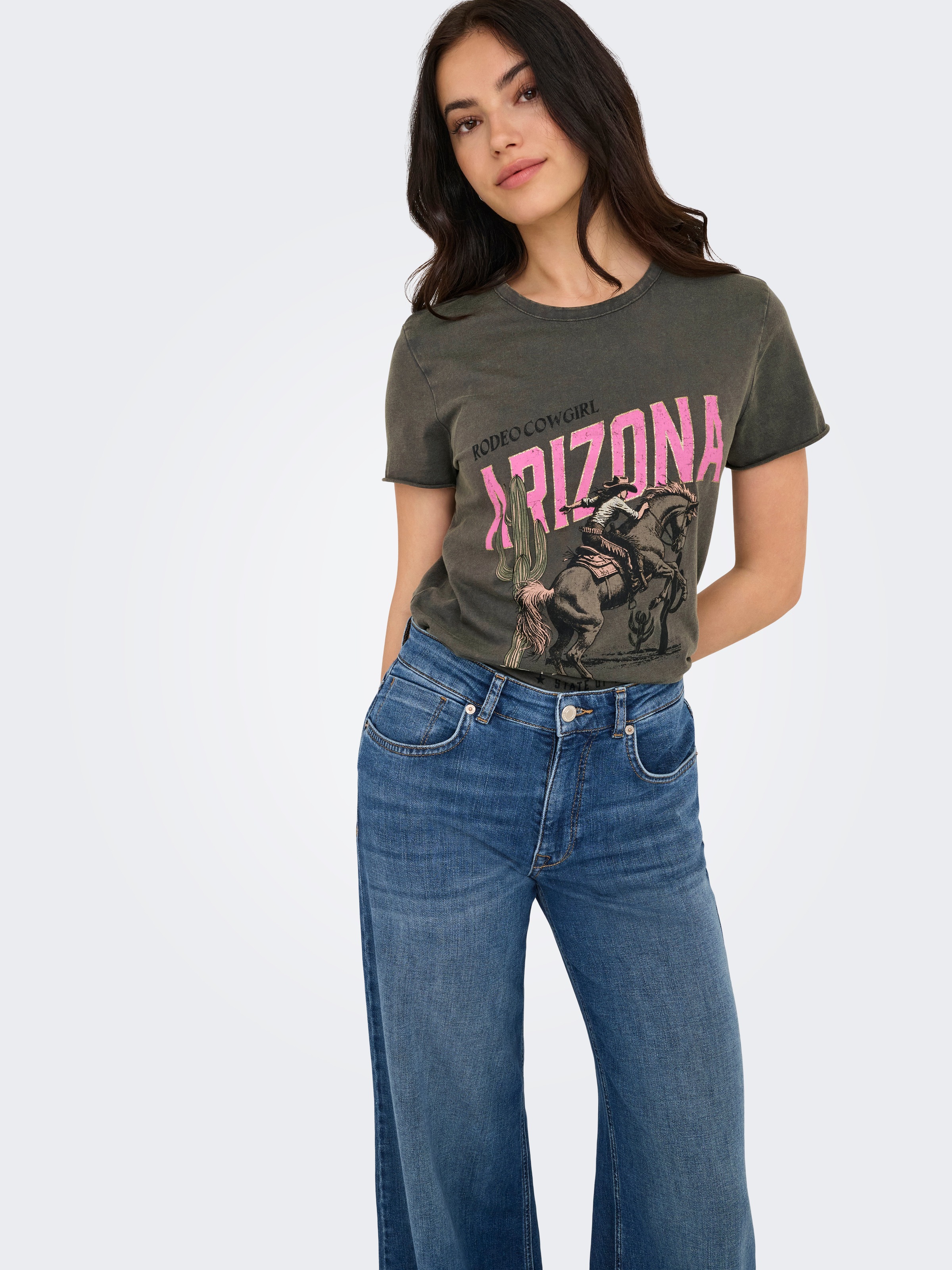 Thumbnail - ONLY "ONLLUCY REG S/S TOP JRS NOOS" unterschiedlich bedruckt