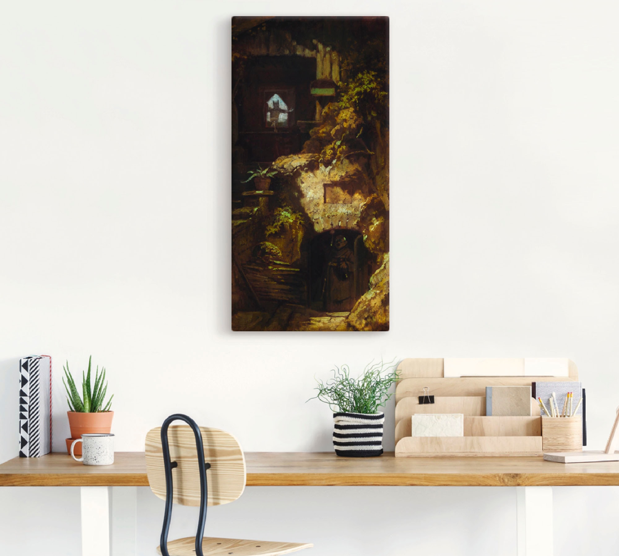 Artland Wandbild »Teufelsbeschwörung«, Dark Fantasy, (1 St.), als Leinwandbild, Wandaufkleber oder Poster in versch. Größen