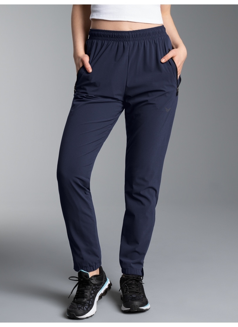 Trigema Jerseyhose »TRIGEMA Freizeithose mit Bein-Reißverschluss«