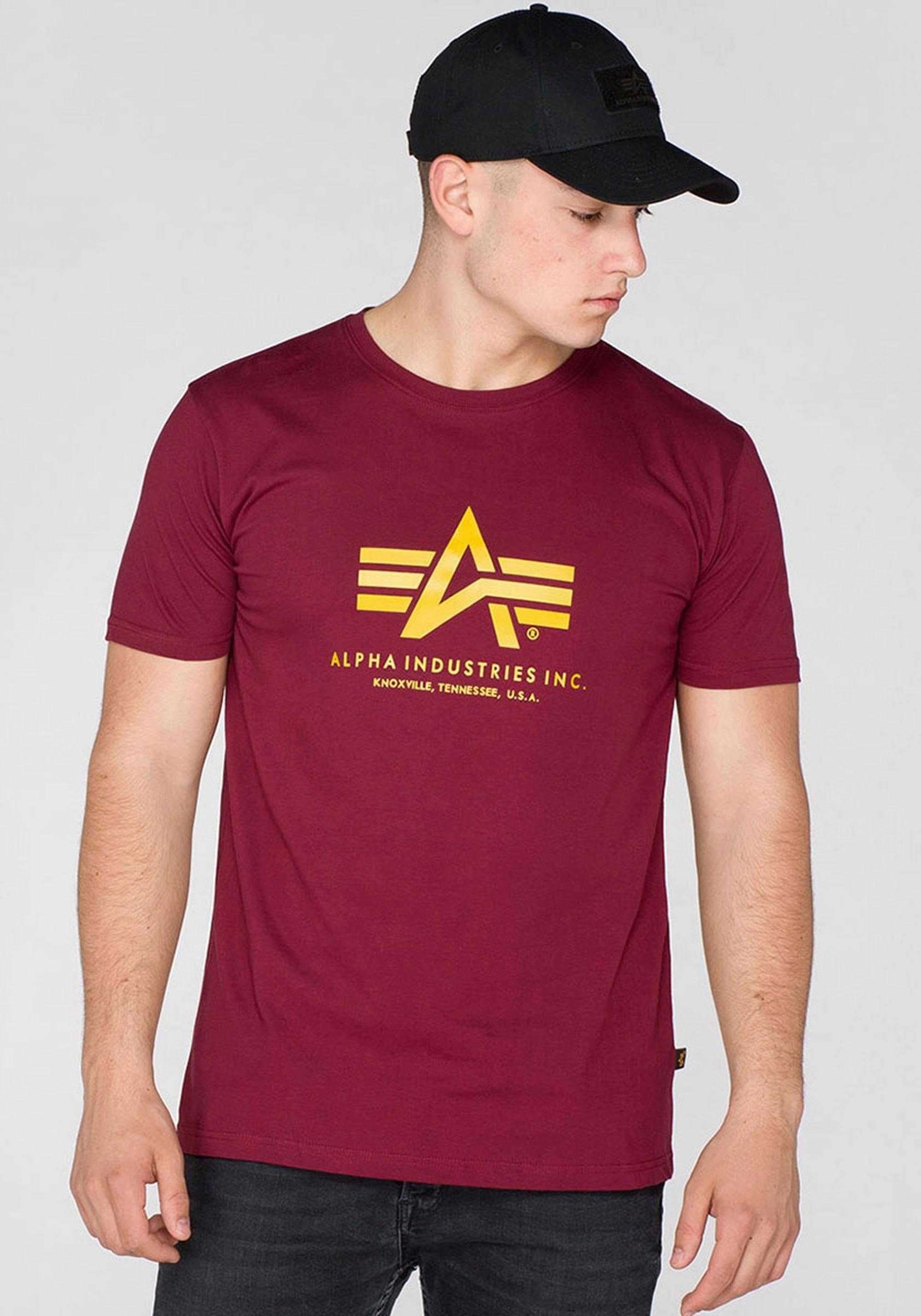 Alpha Industries T-Shirt "Basic T-Shirt" Baumwolle, regular fit günstig online kaufen