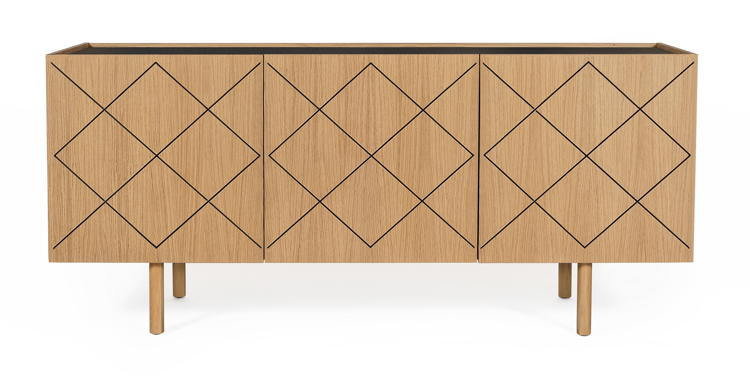 Woodman Kommode, Holzfurnier aus Eiche, Skandinavisches Design, FSC-zertifi günstig online kaufen