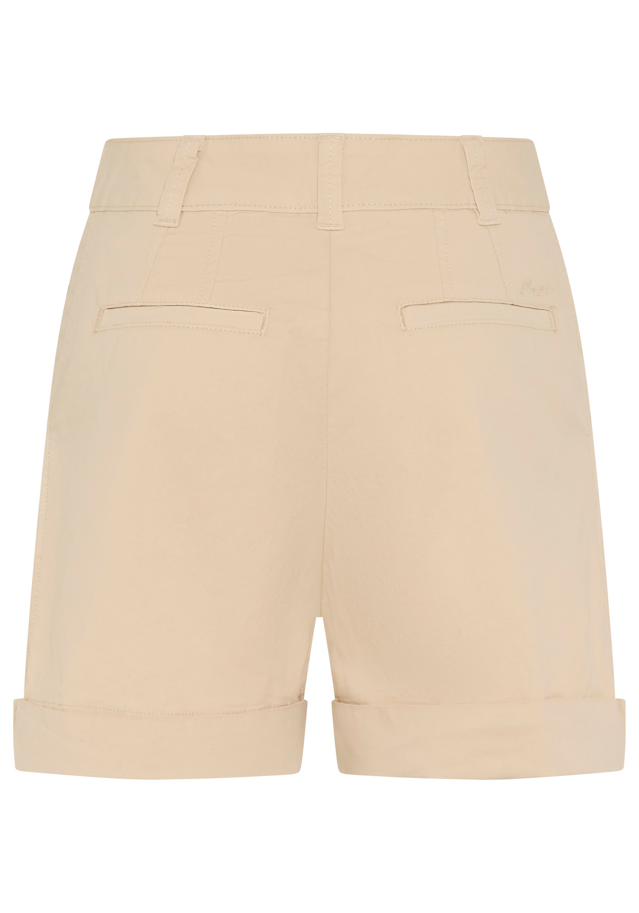 BOSS ORANGE Shorts »Tanessa Premium Damenmode«  mit umgeschlagenem Saum, Baumwoll-Twill