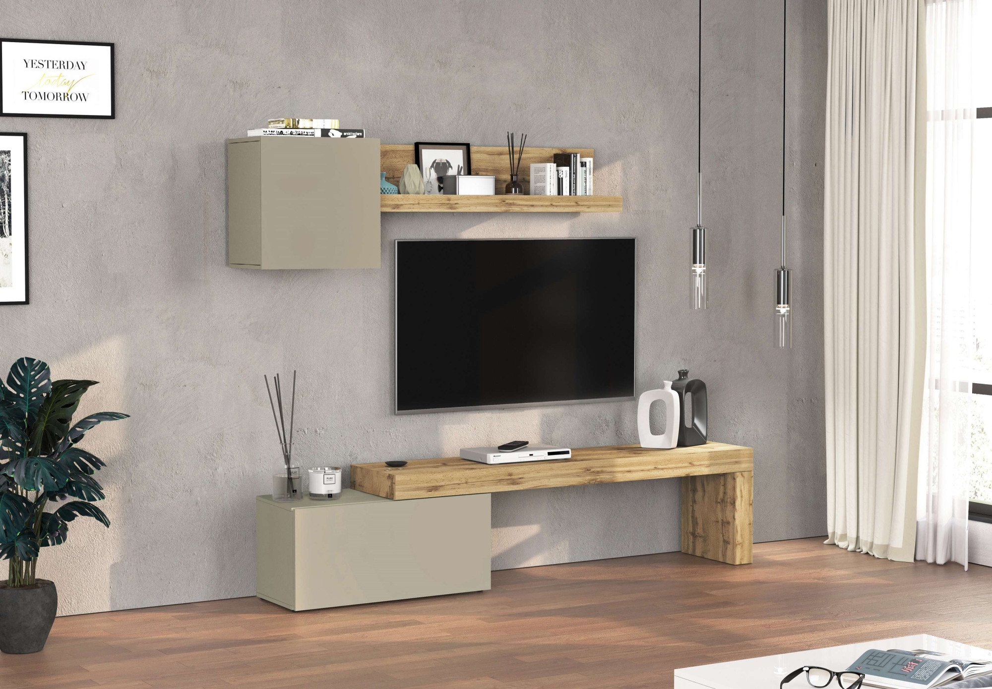 INOSIGN TV-Wand "Chronos TV-Set, Wohnwand – Elemente frei platzierbar, Made günstig online kaufen