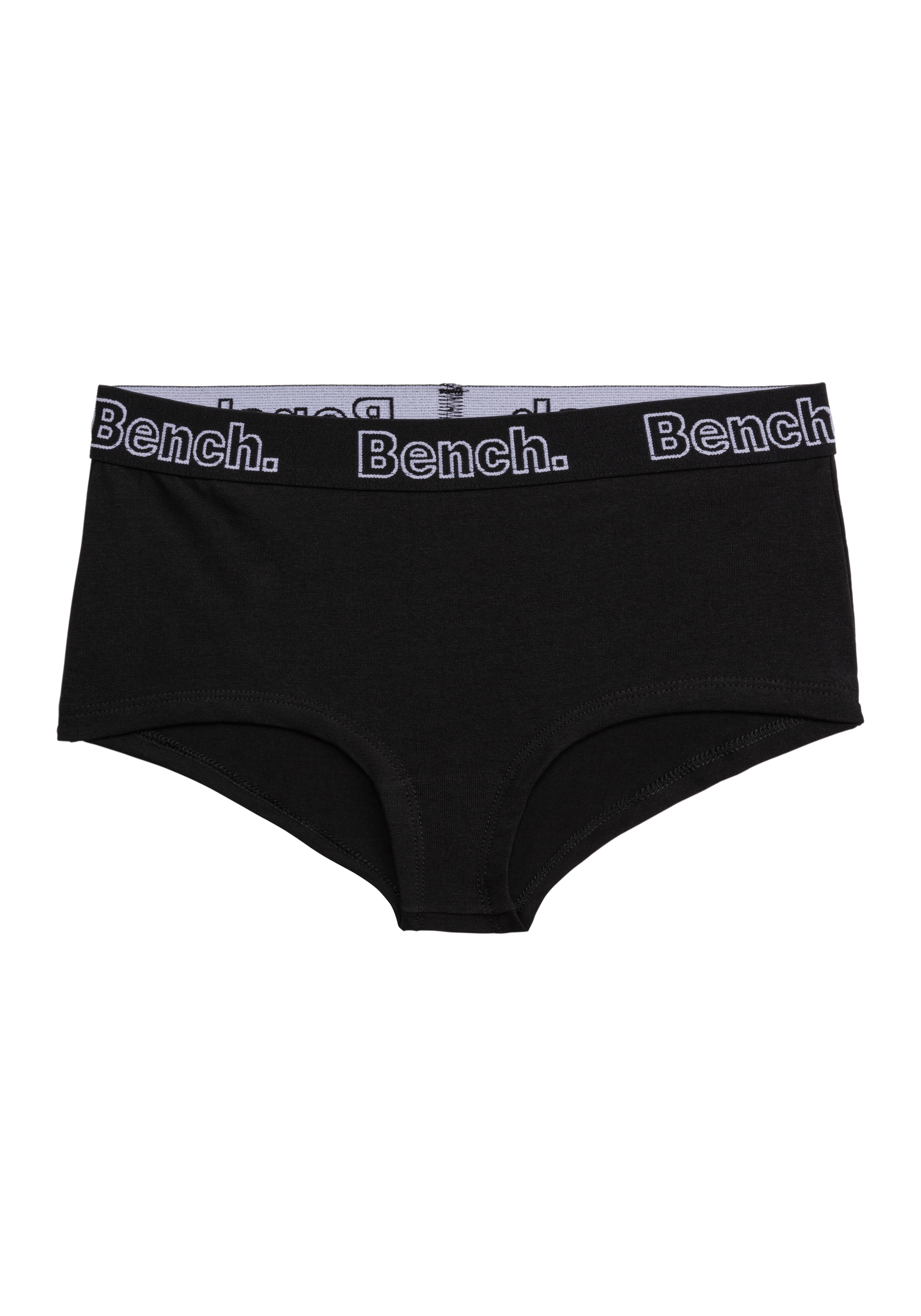 Bench. Panty, (Packung, 3 St.), Logo | schwarzem online Webbund BAUR kaufen mit