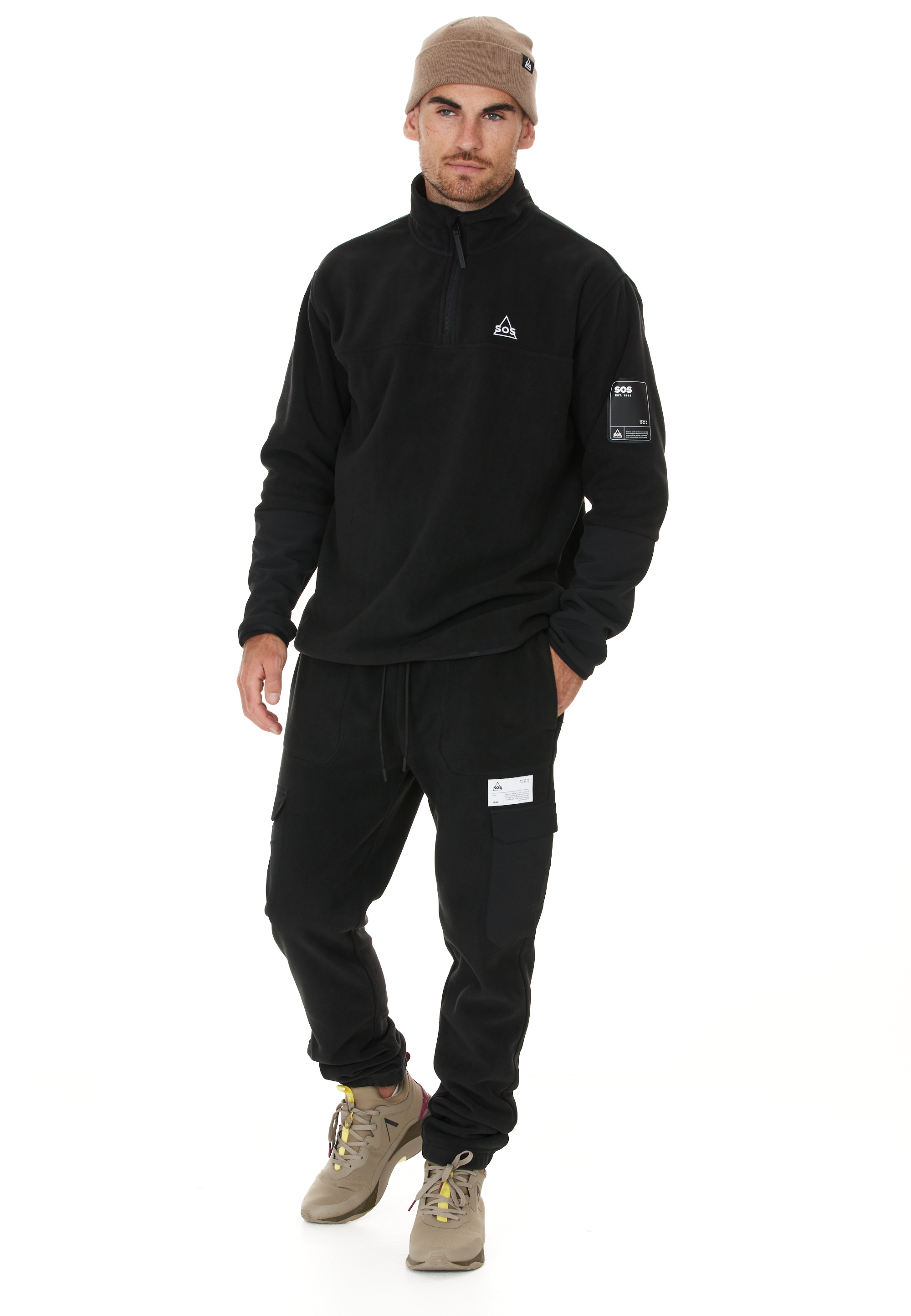 SOS Sweathose »Laax«, aus recyceltem Polyester