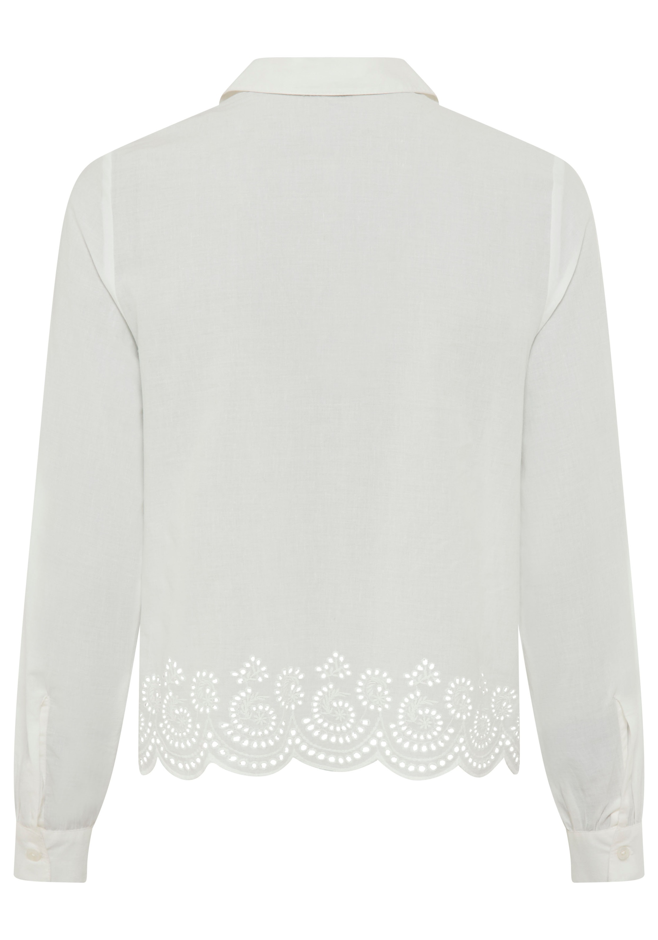 Laura Scott Hemdbluse unifarbene Bluse, mit Knöpfen, aus Baumwolle