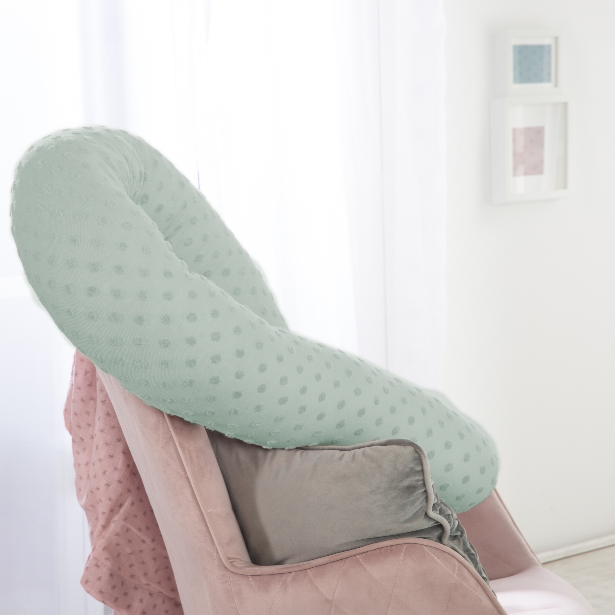 roba® Nestchenschlange »Lil Planet, frosty green«, GOTS made with organic materials, zertifiziert durch BCS 36081
