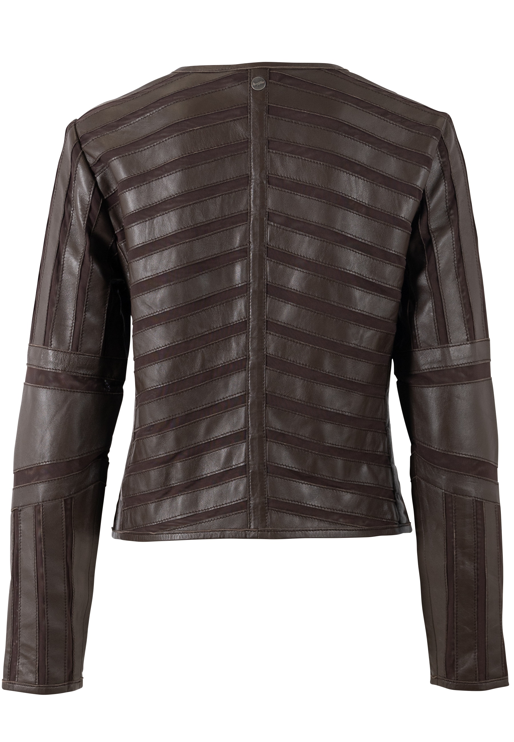 Mauritius Lederjacke »MWSuri« im Materialmix, Mesh-Einsätze