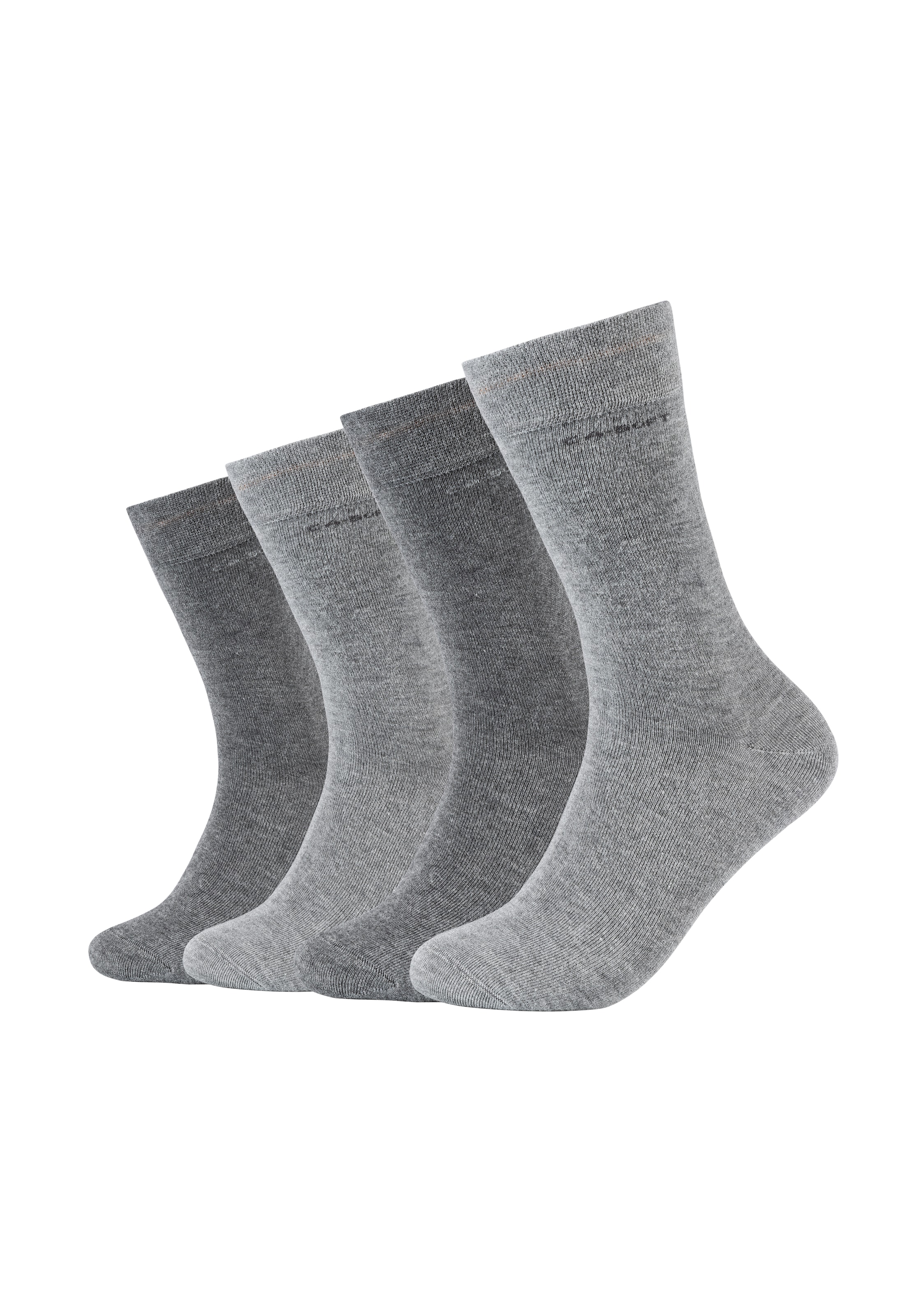 Camano Langsocken »ca-soft« 4 Paar tlg. verstärkte Ferse und Spitze