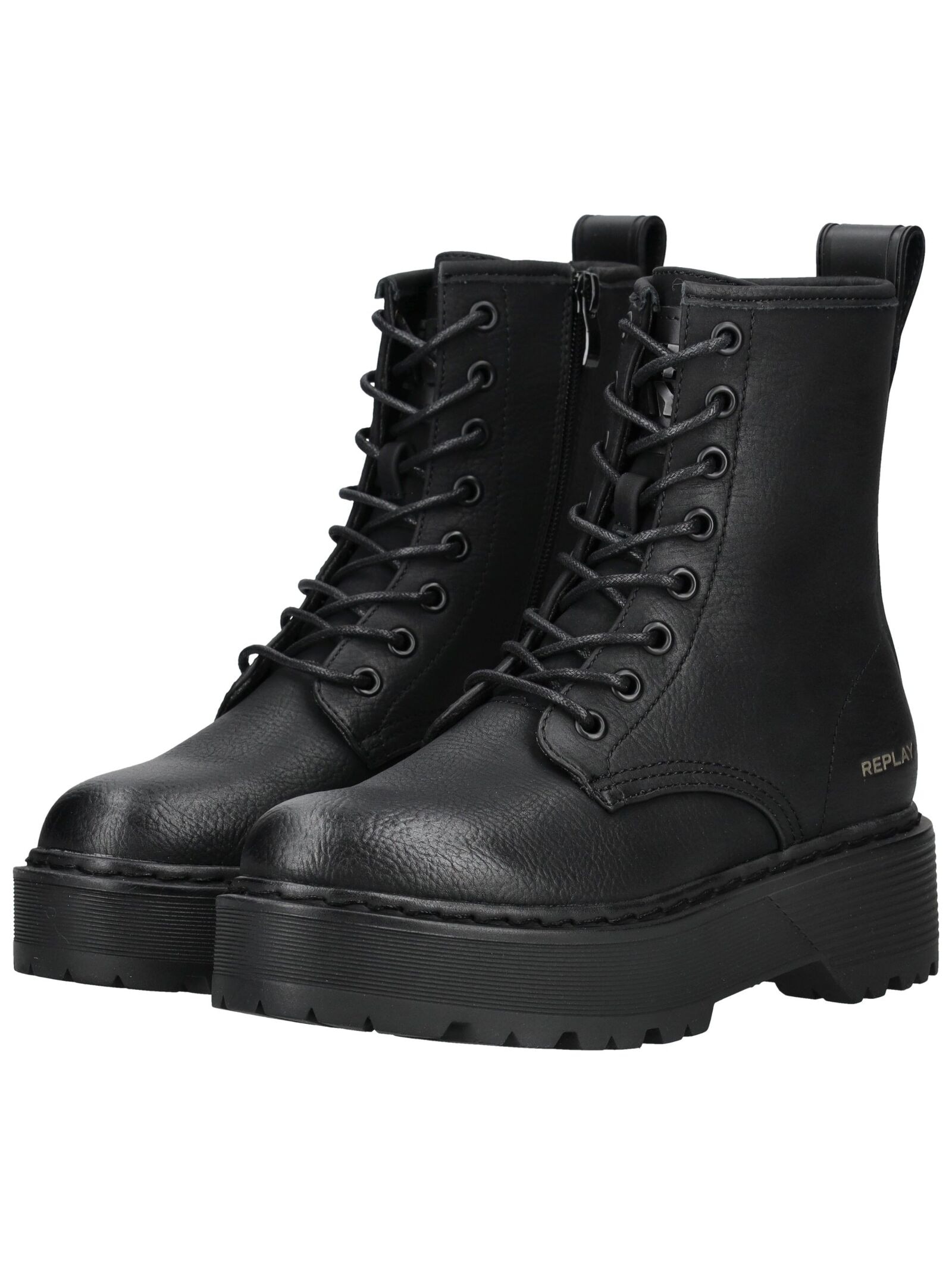 Replay Schnürstiefelette »Replay Stiefelette Lederimitat«