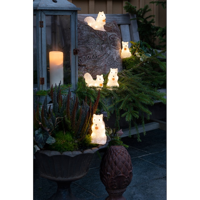 KONSTSMIDE LED-Lichterkette »Eichhörnchen, Weihnachtsdeko Dioden | kaufen mit warmweissen BAUR 40 aussen«