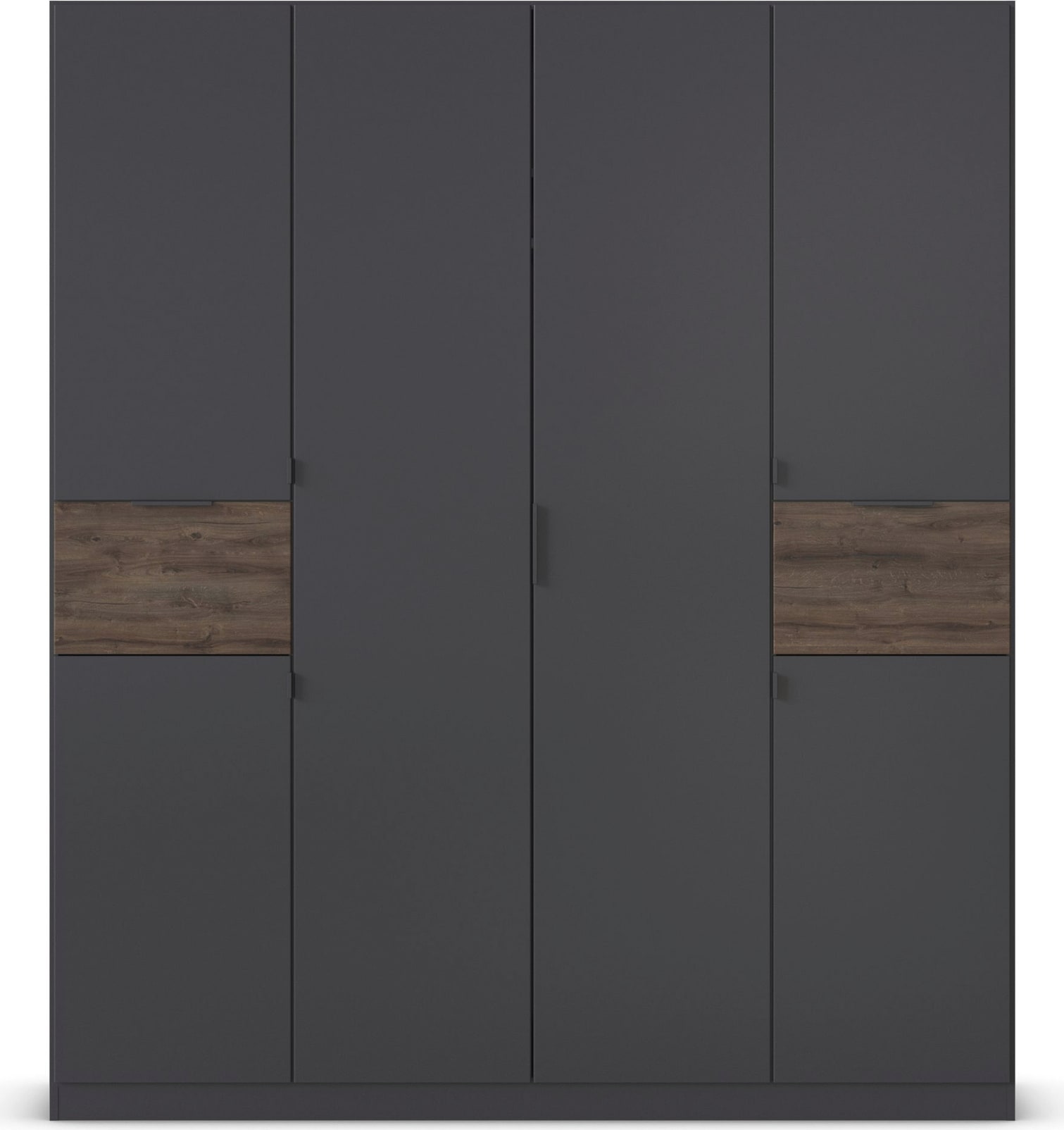 rauch Drehtürenschrank »Kleiderschrank Schrank Garderobe Wäscheschrank TICAO« Schubladen in der Höhe variabel positionierbar,  mit 2 geräumigen Schubladen, viel Stauraum MADE IN GERMANY
