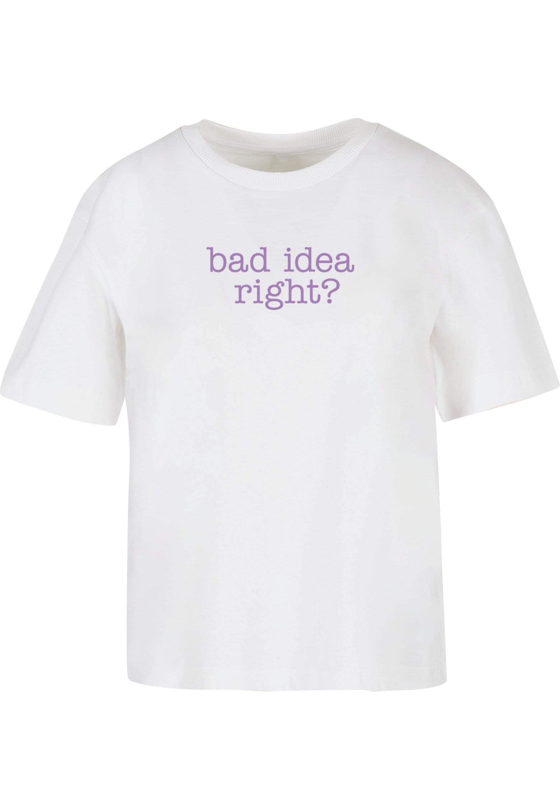 Miss Tee T-Shirt "Miss Tee Bad Idea Tee" 1 Stk. günstig online kaufen