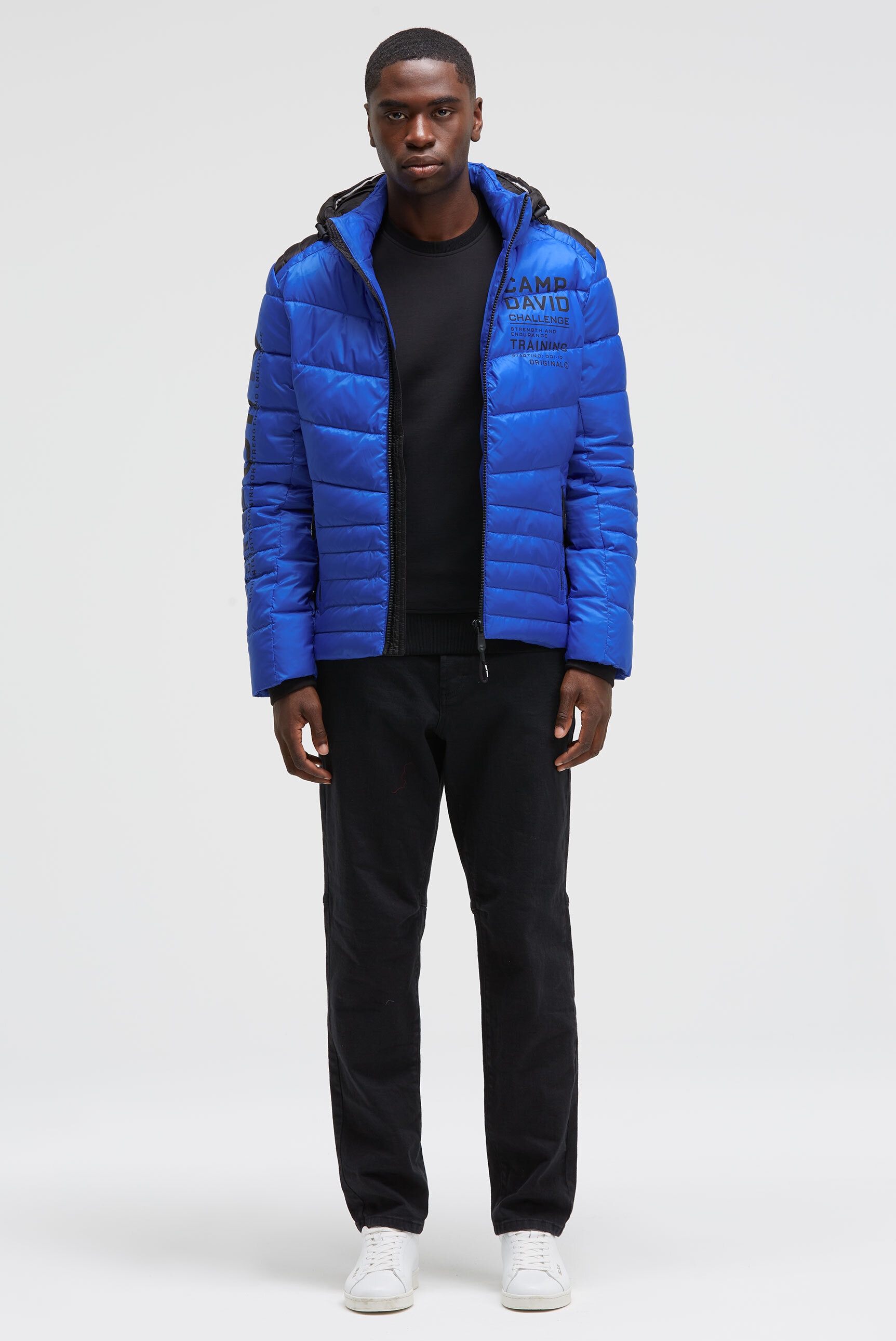 CAMP DAVID Winterjacke mit Kapuze mit abtrennbarer Kapuze