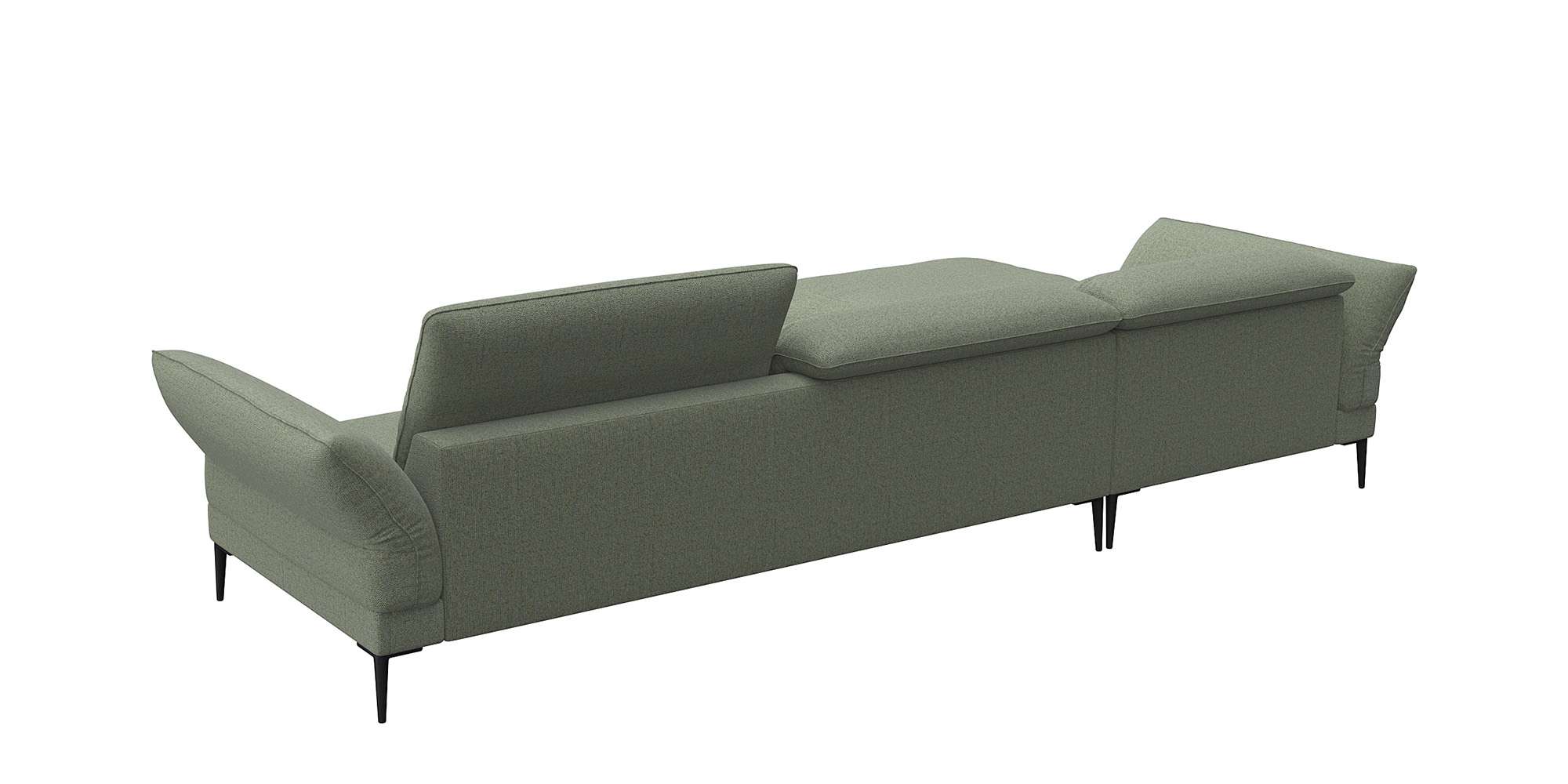 Thumbnail - FLEXLUX Ecksofa "Salino, Funktionssofa mit Recamiere, Relaxsofa, Ecksofa", Sofa mit Arm- und Kopfteil-Verstellungen, Kal...