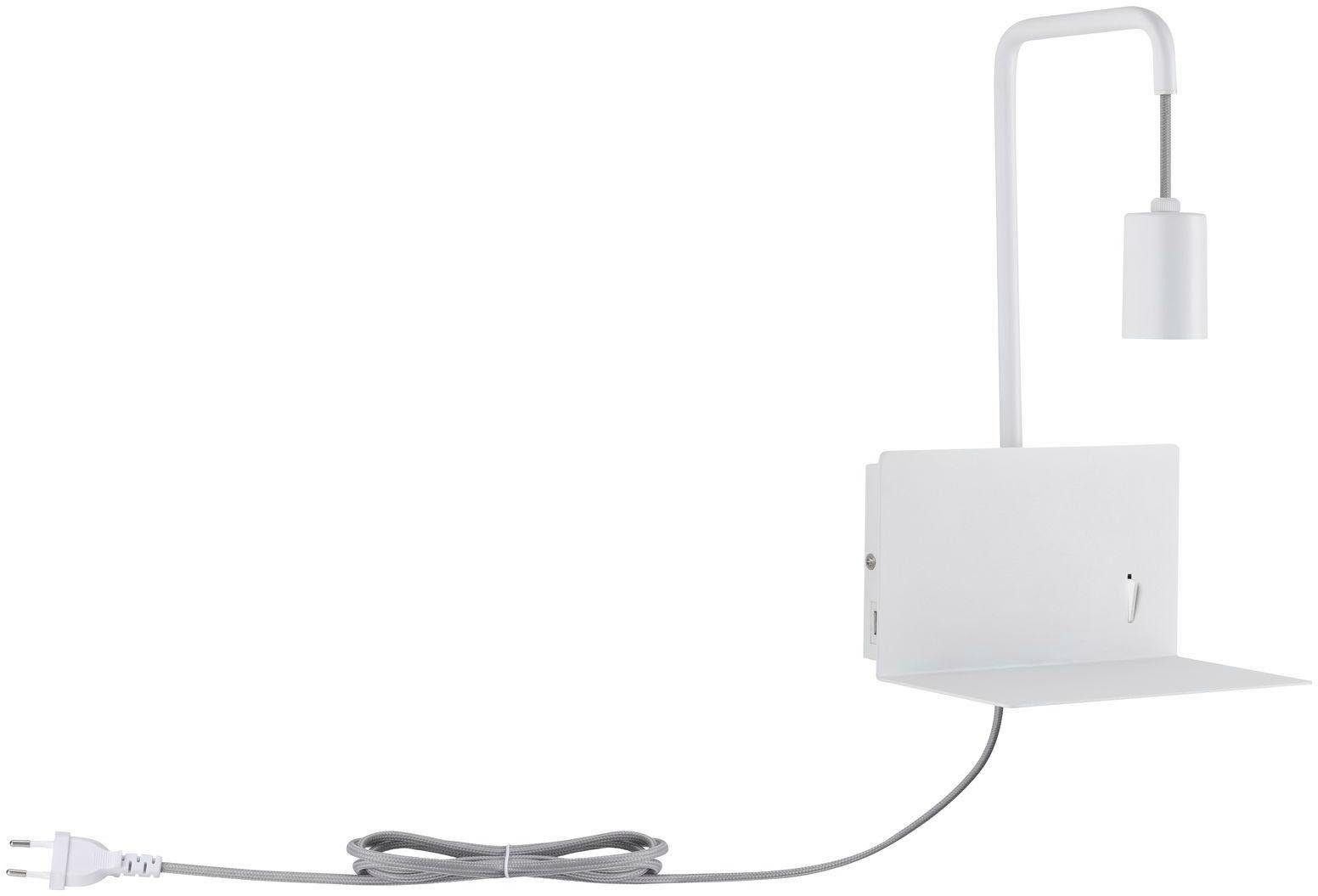 Paulmann LED Wandleuchte »Calvani«, 1 flammig, Leuchtmittel E27 | ohne Leuchtmittel, E27, mit Ablage