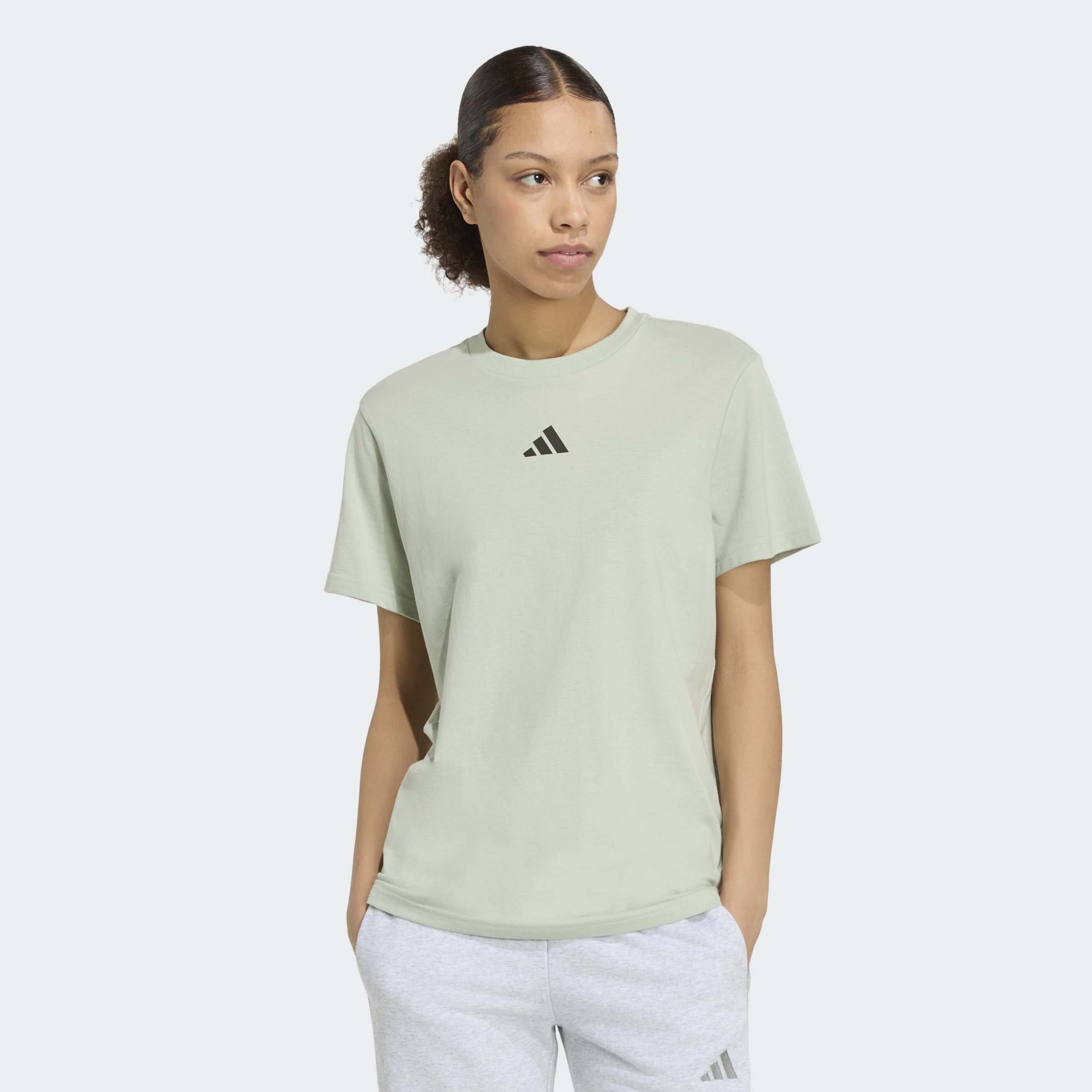 adidas Sportswear T-Shirt "CAMO LOOSE GRAPHIC" mit sportlichem Stil, ohne Verschluss, aus Baumwolle