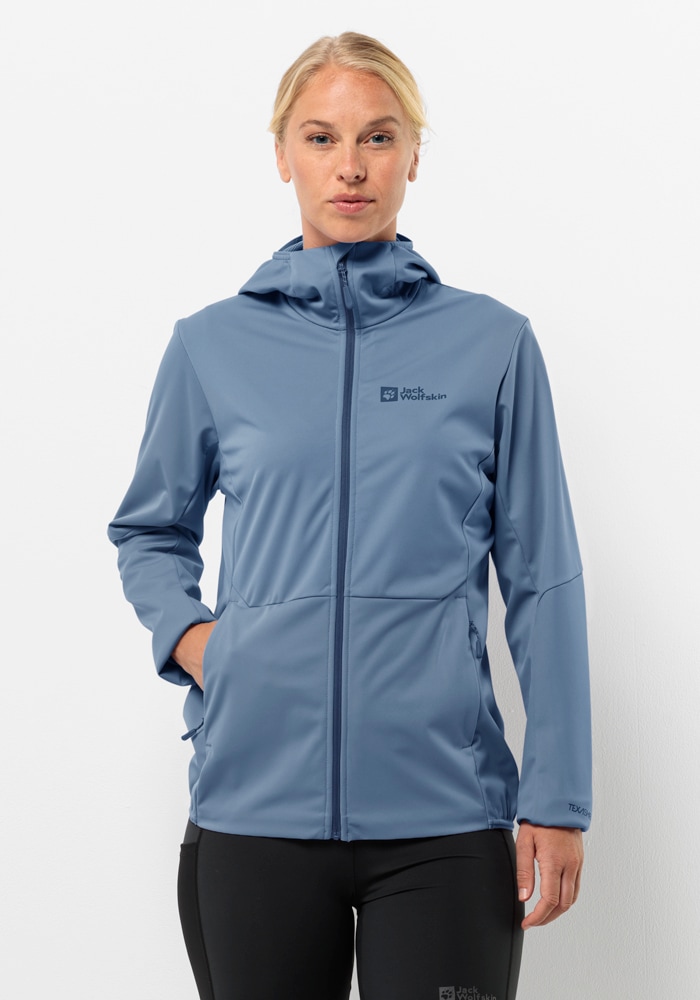 Jack Wolfskin Softshelljacke "FELDBERG HOODY W", mit Kapuze