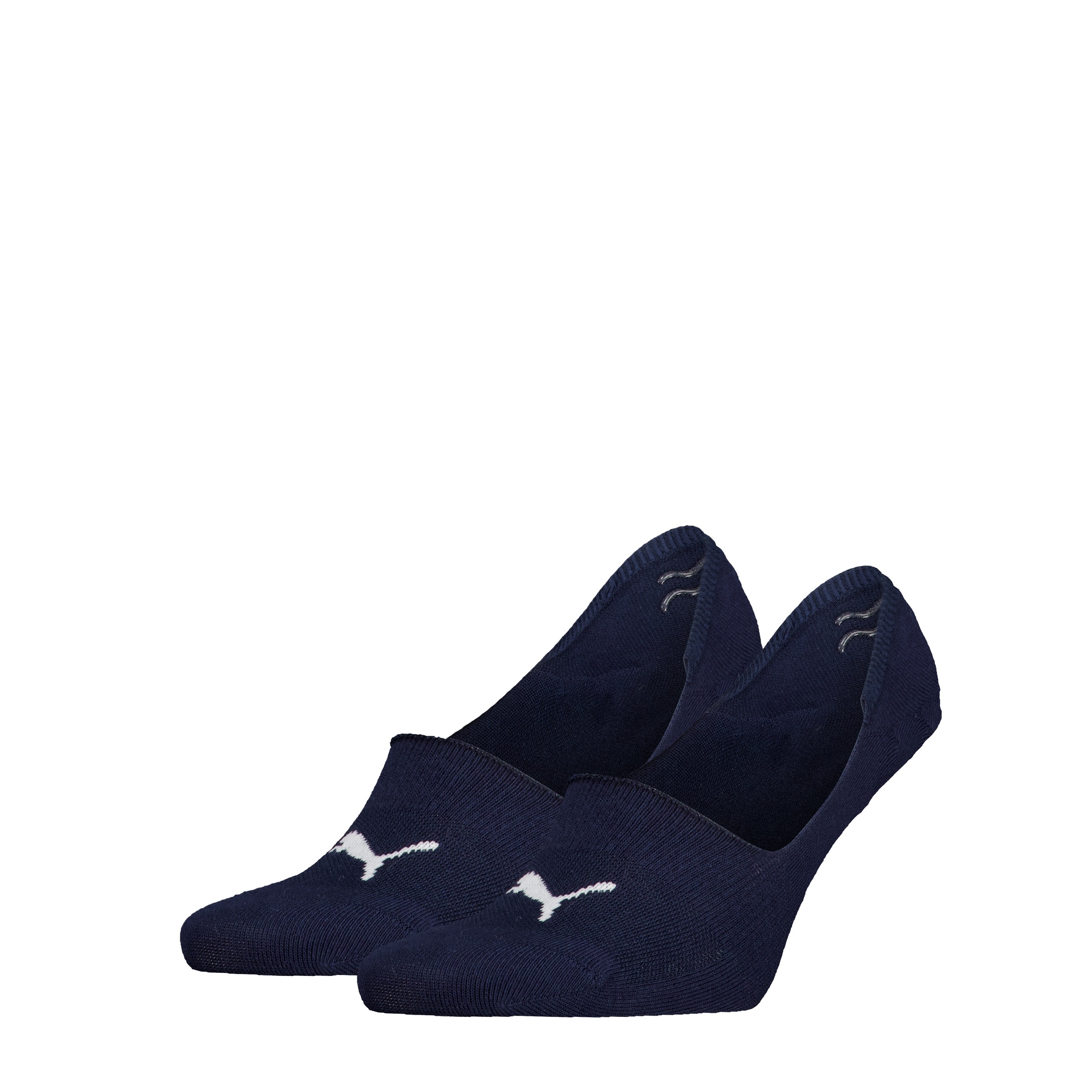 PUMA Füßlinge "PUMA UNISEX MID CUT FOOTIE" 2 Paar, No-Show-Socks, Silikon in der Ferse für optimalen Halt