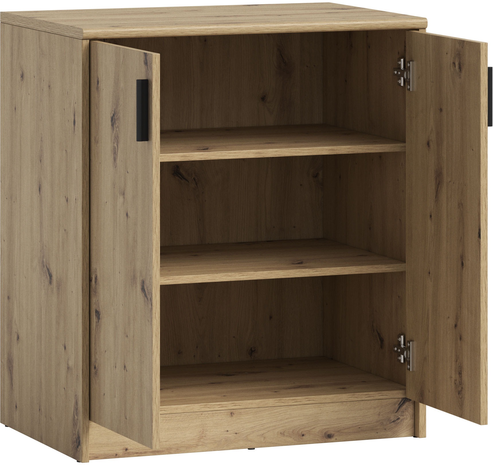 HBZ Sideboard »Nelly Kommode, BxHxT 74x86x50cm«, (1 St.), Breite 74cm, Einlegeböden verstellbar, foliert