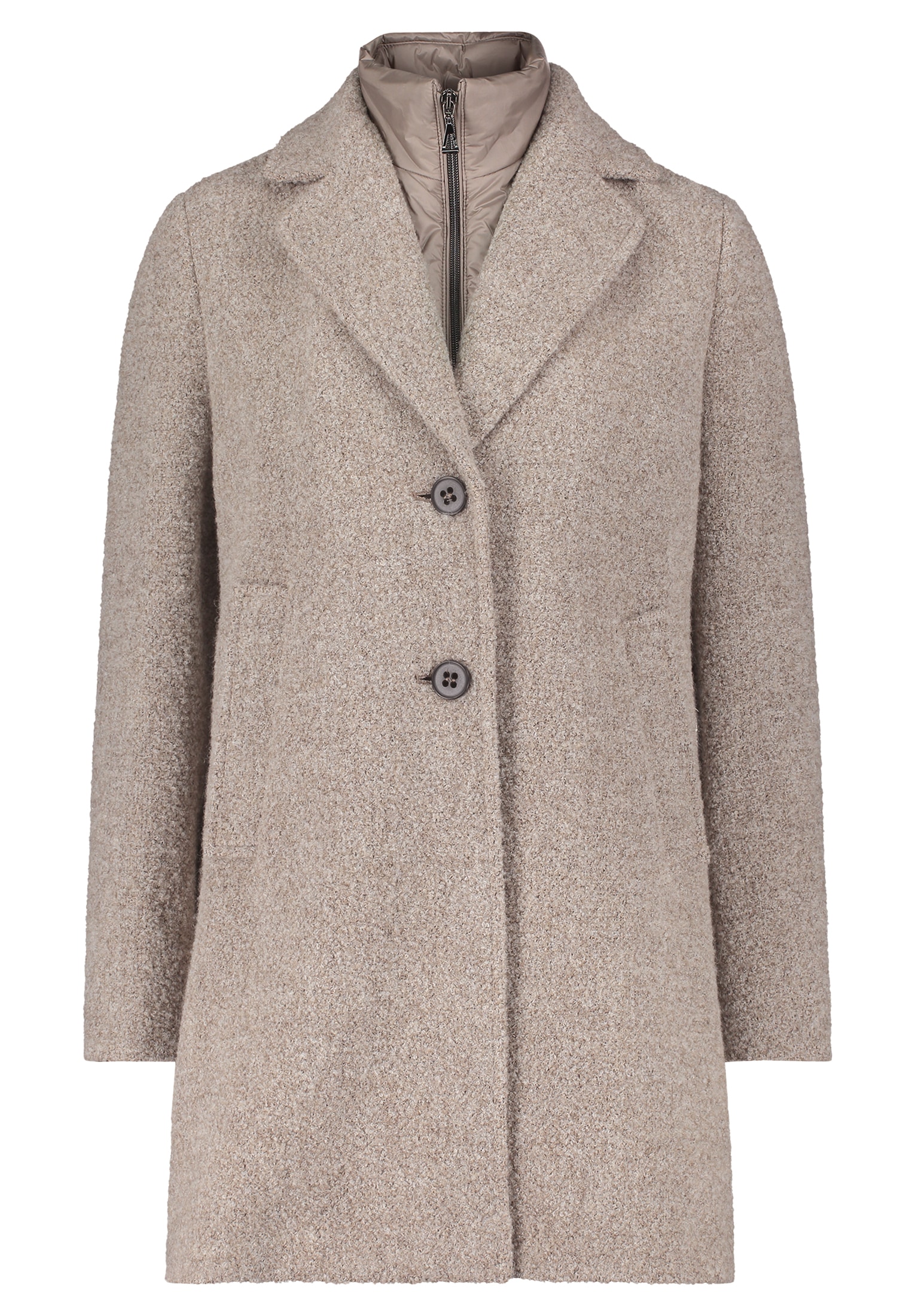 Gil Bret Wolljacke »Damen Wollmantel mit abnehmbarem Westenteil«