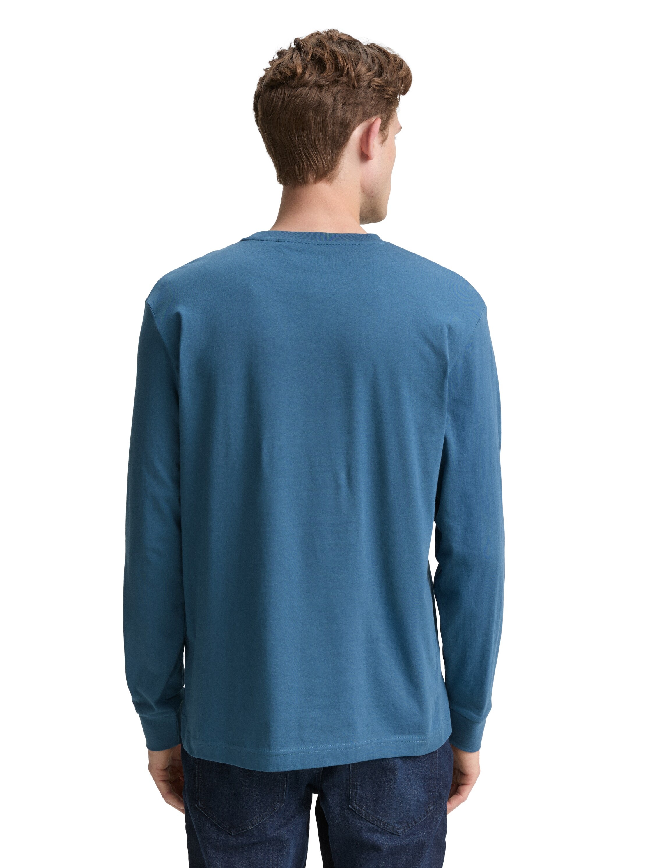 TOM TAILOR Langarmshirt, mit Logo Print günstig online kaufen
