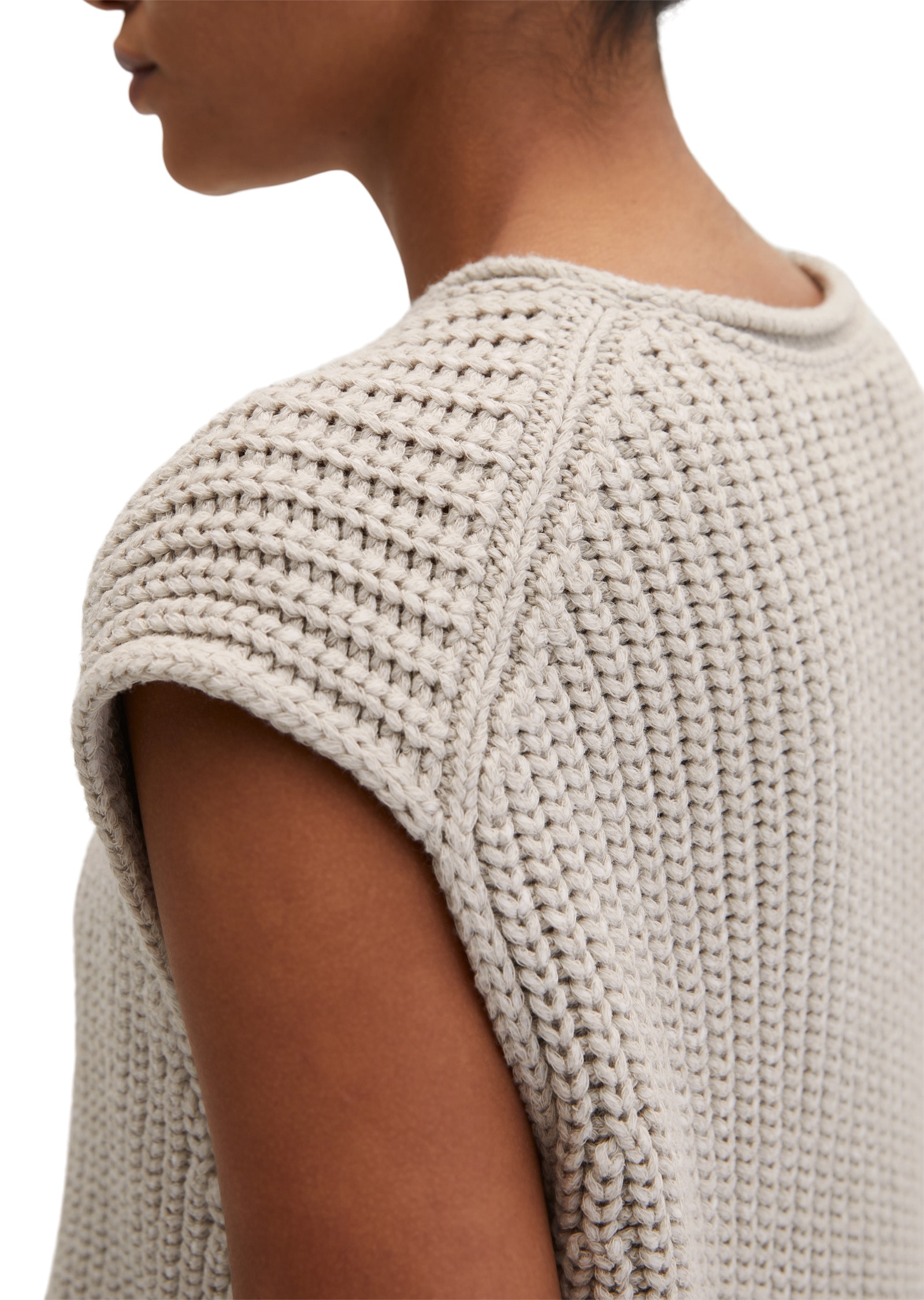 Marc O'Polo Rundhalspullover »aus weichem Bio-Baumwolle-Mix«