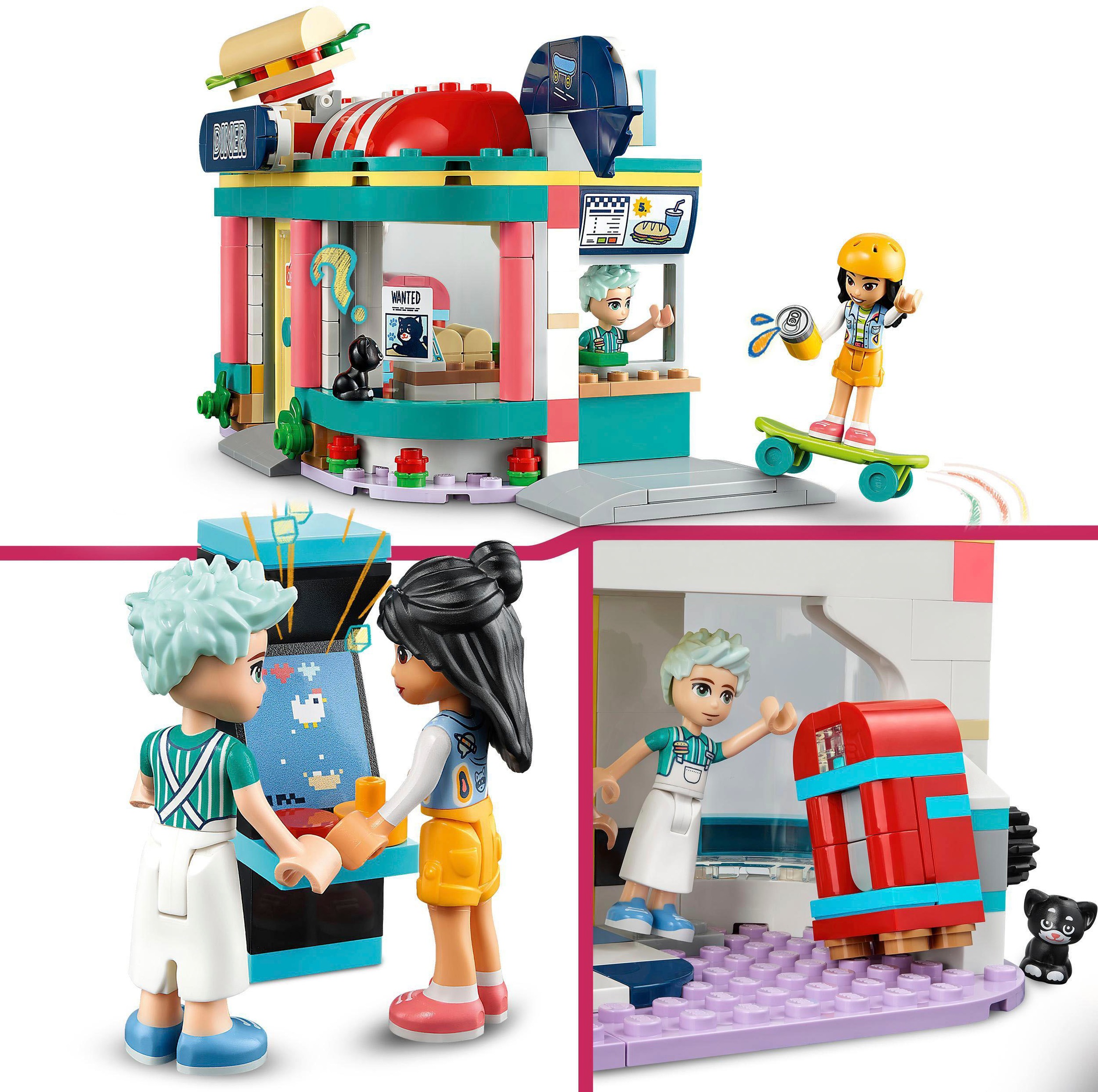 LEGO® Konstruktionsspielsteine »Restaurant (41728), LEGO® Friends«, (346 St.), Made in Europe