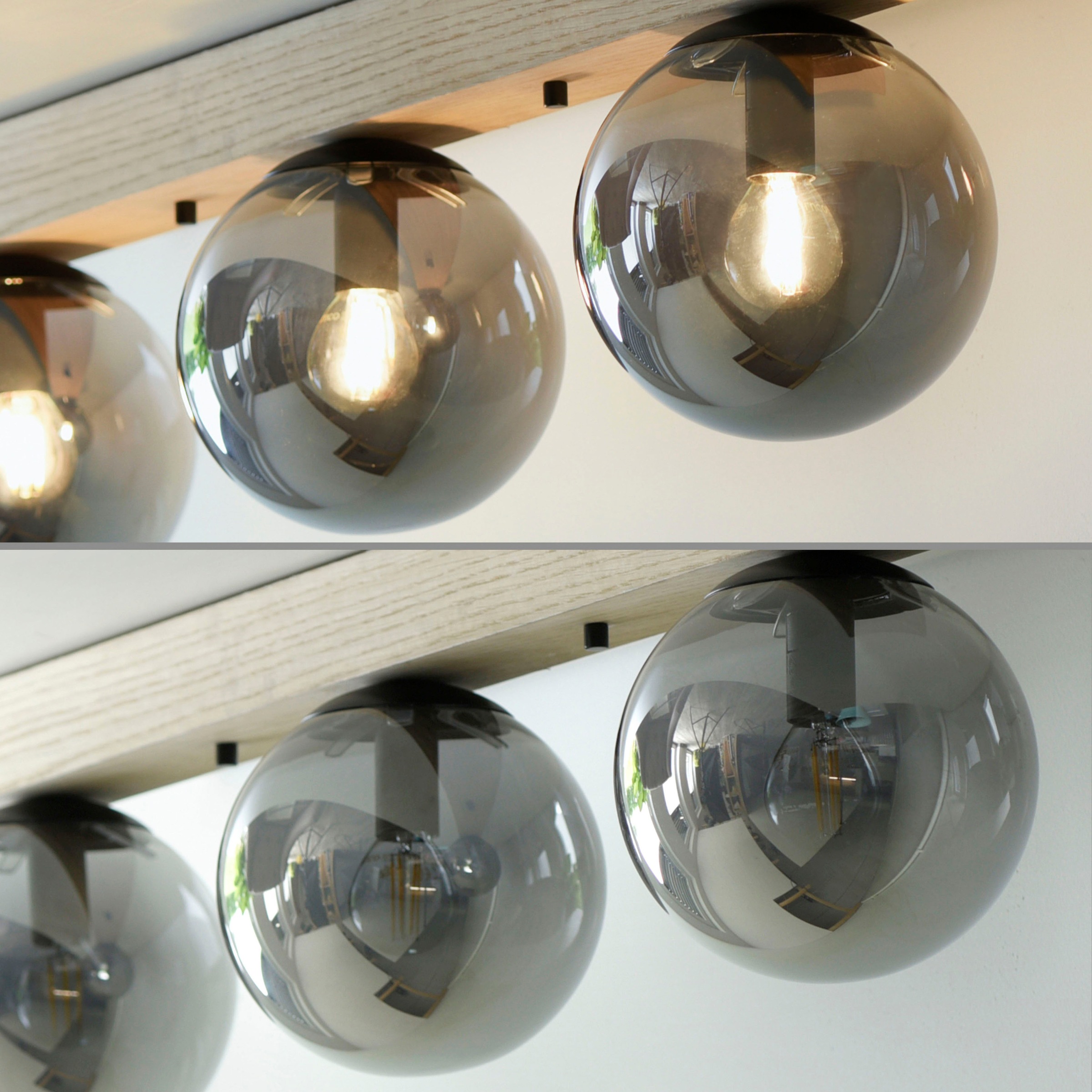 JUST LIGHT Deckenleuchte »GREEN WIDO«, 3 flammig, Leuchtmittel E14 | ohne Leuchtmittel