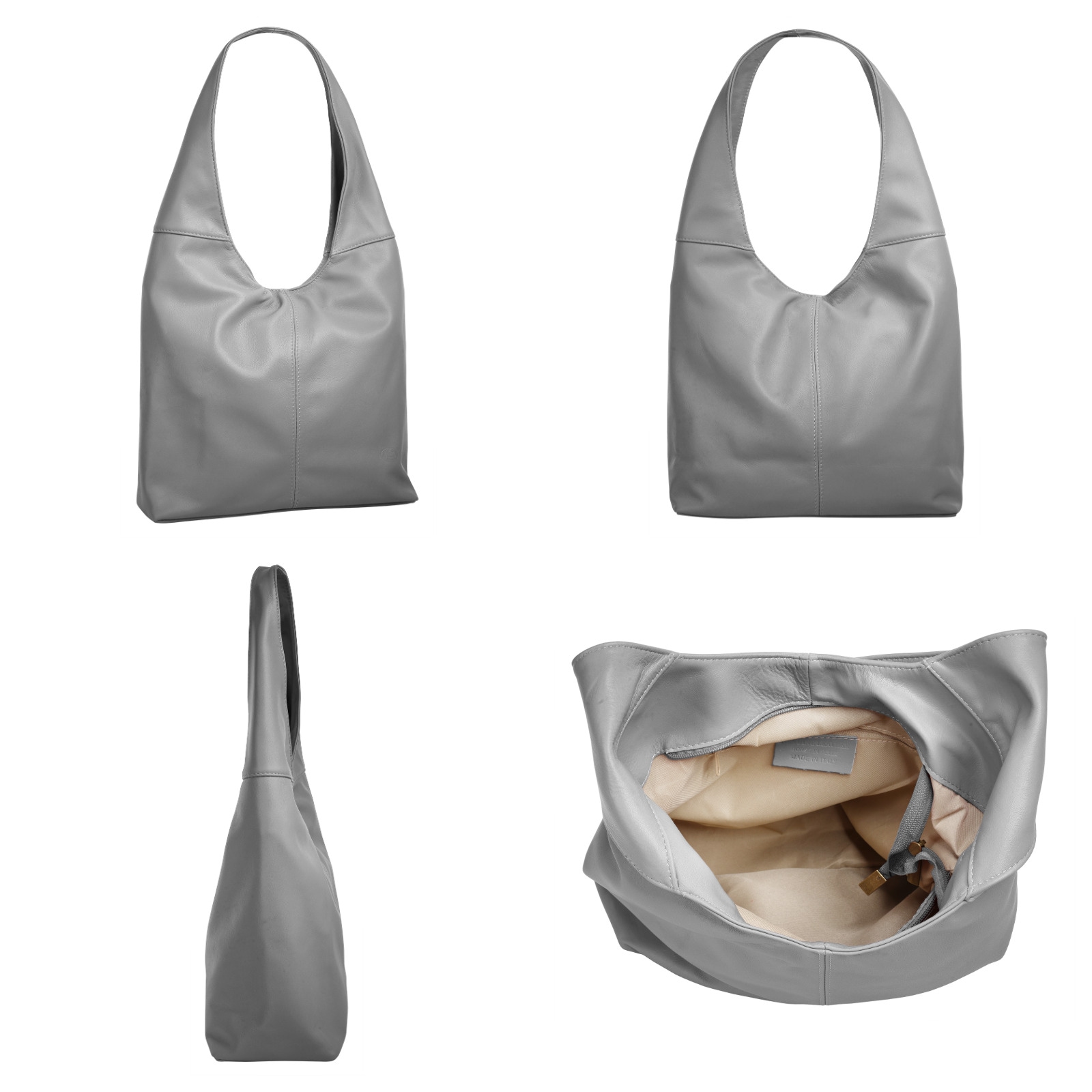 Piké Shopper, echt Leder, Made in Italy