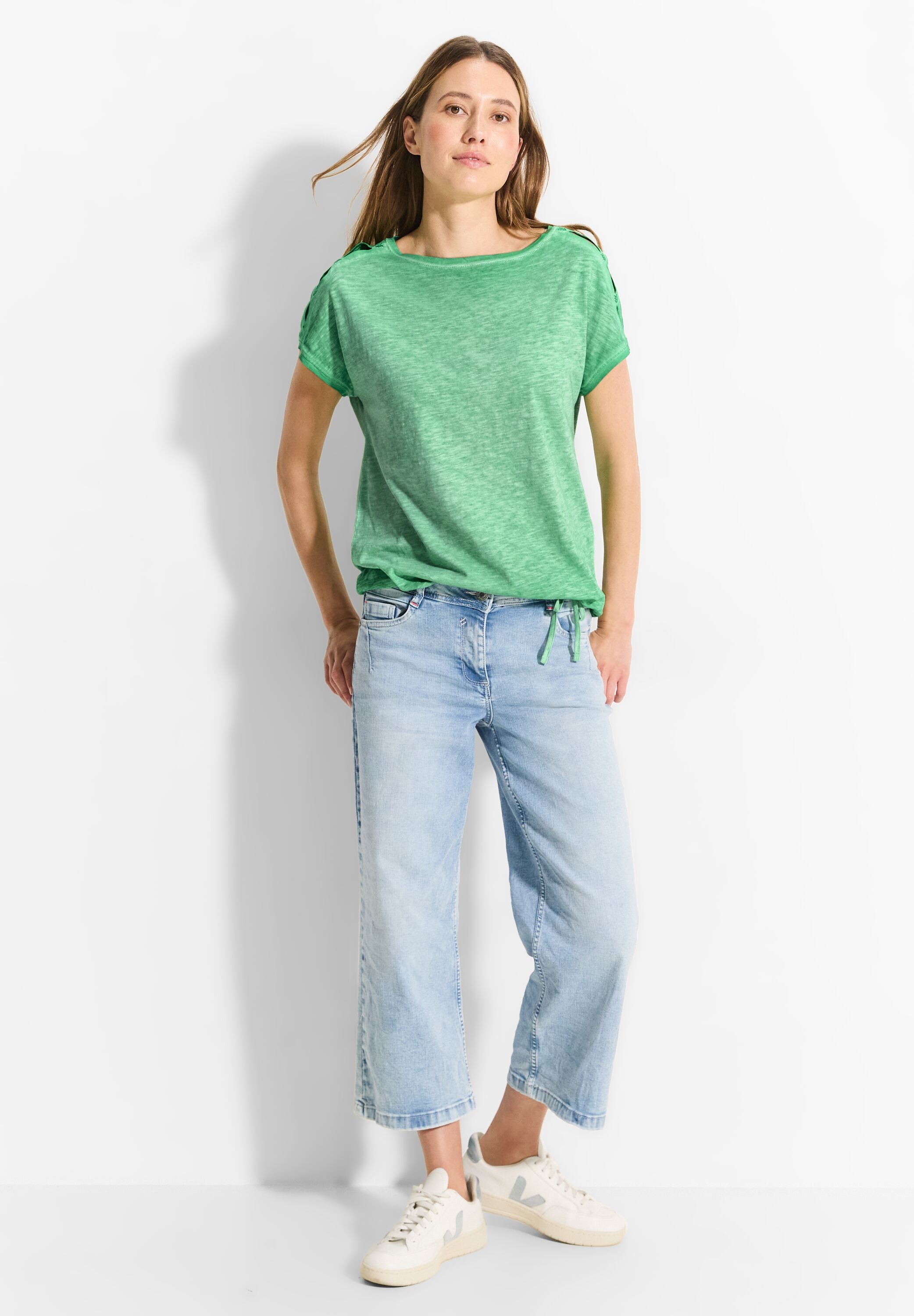 Cecil T-Shirt, mit Knotendetail